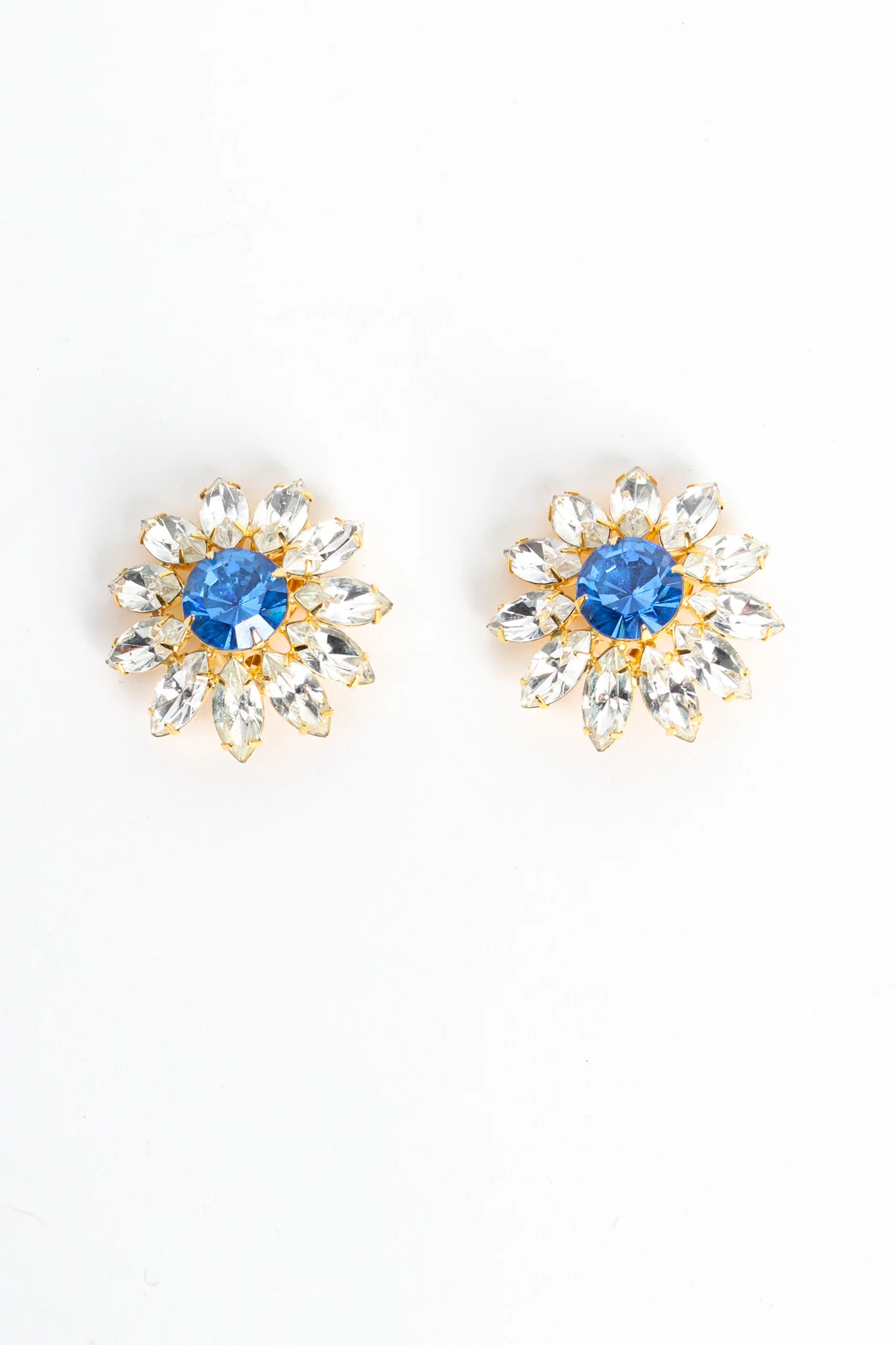 Crystal Floral Earrings - Image 5