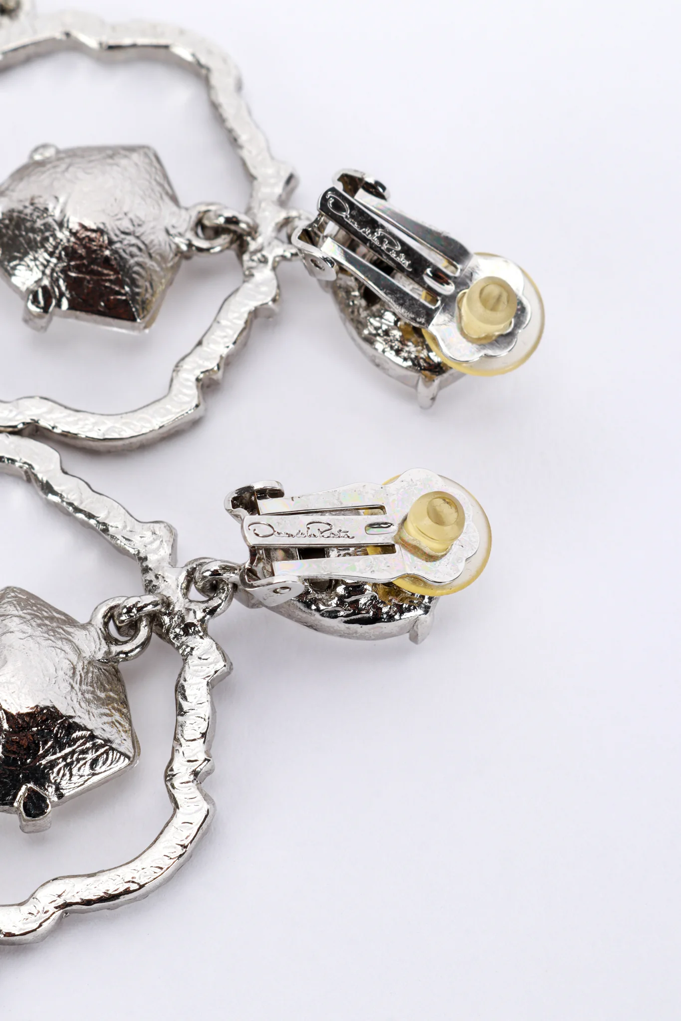 Crystal Frame Chandelier Earrings - Image 5