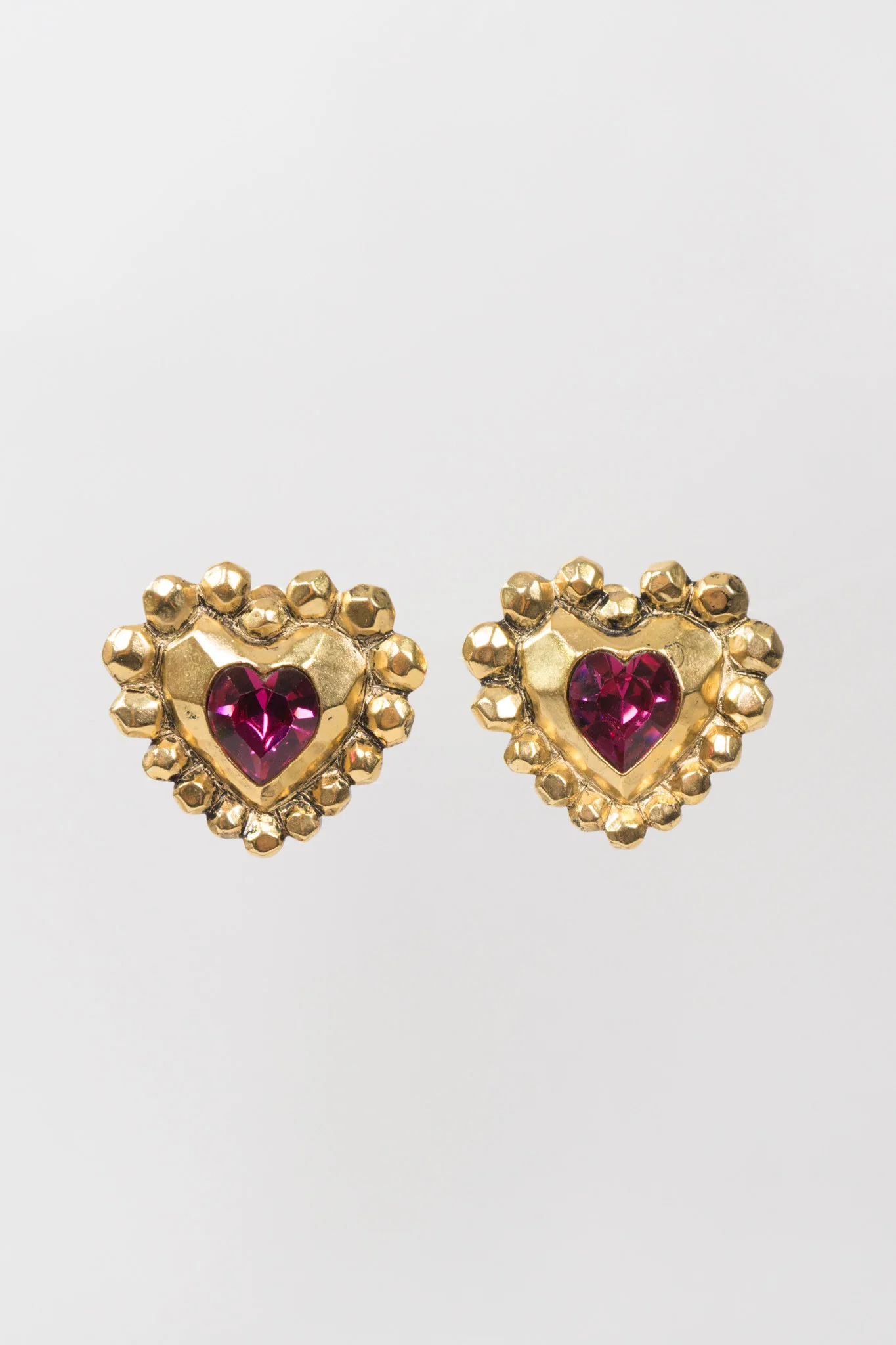 Crystal Heart Earrings - Image 3