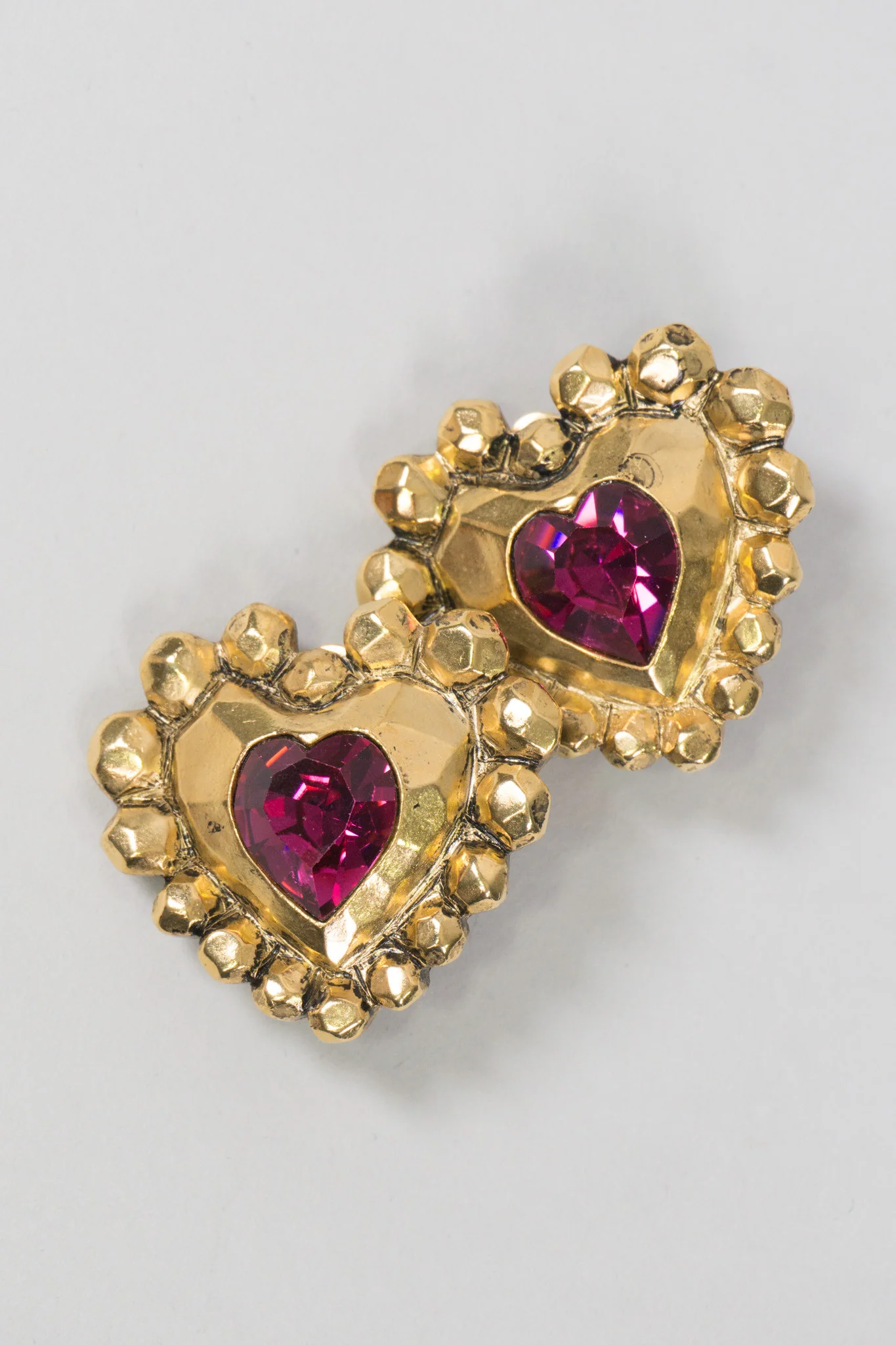 Crystal Heart Earrings - Image 5