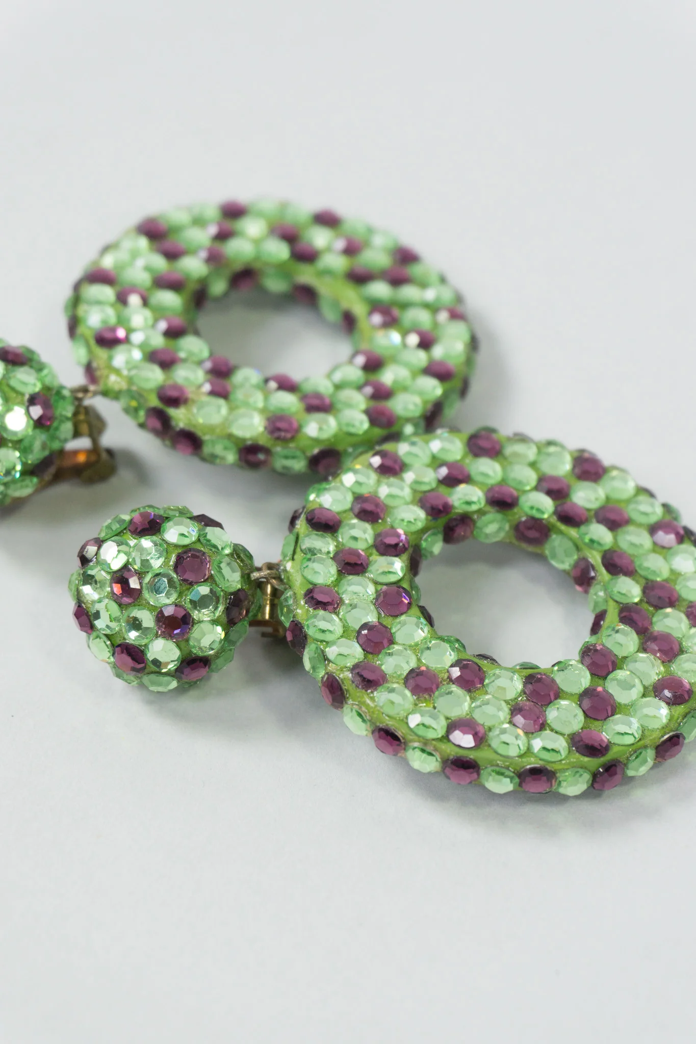 Crystal Hoop Earrings - Image 3