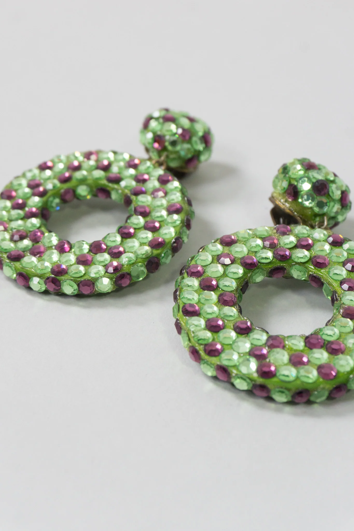 Crystal Hoop Earrings - Image 4