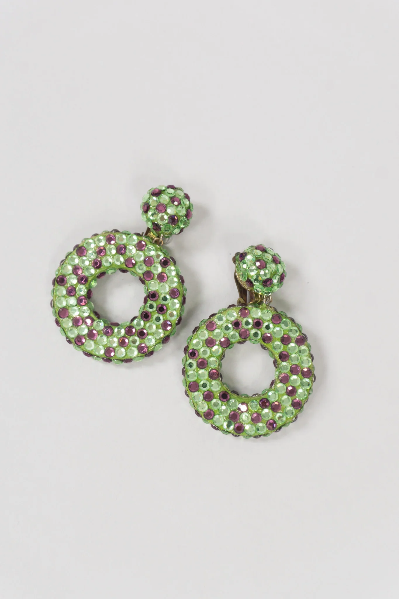 Crystal Hoop Earrings - Image 5