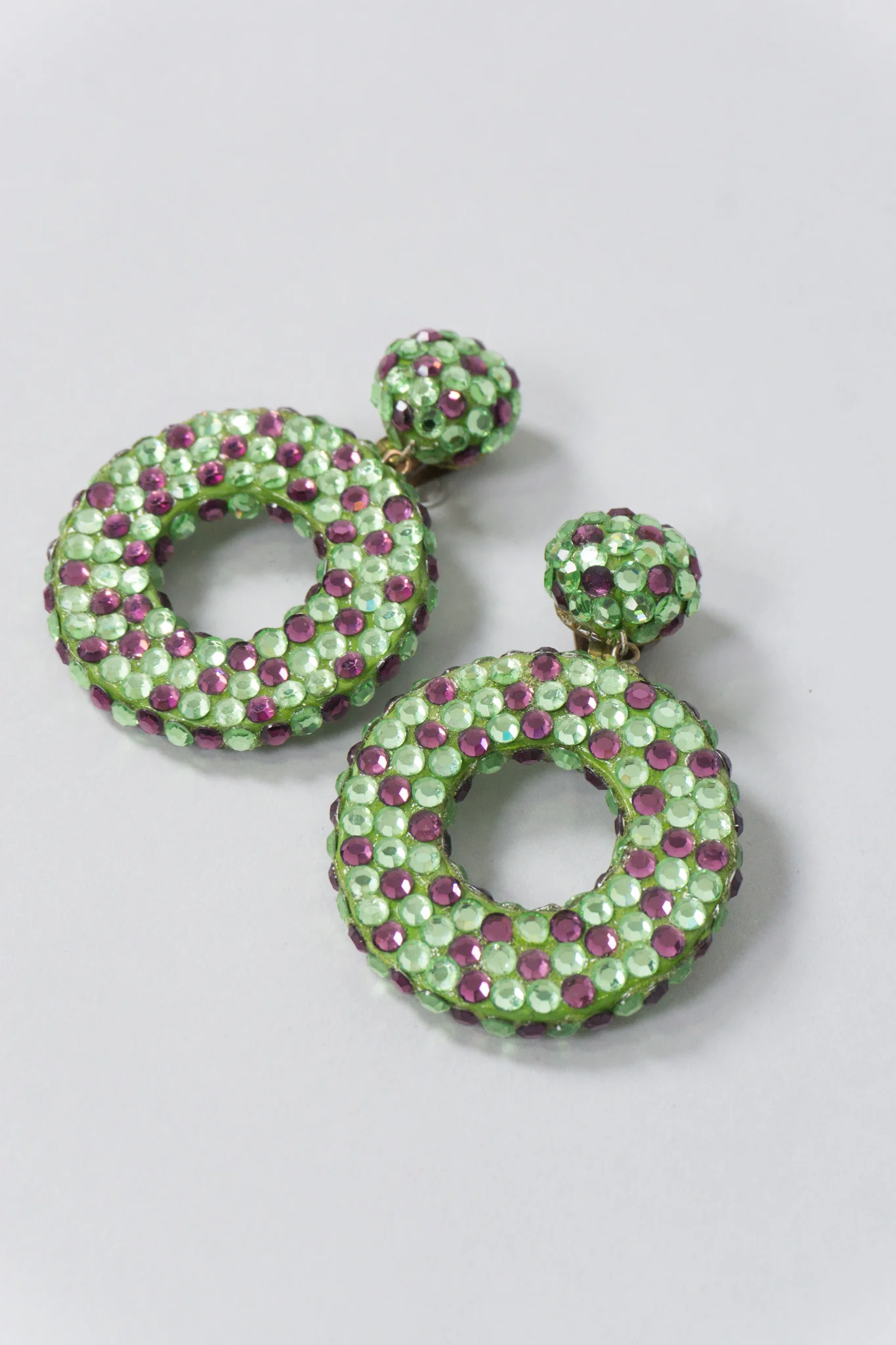 Crystal Hoop Earrings - Image 6