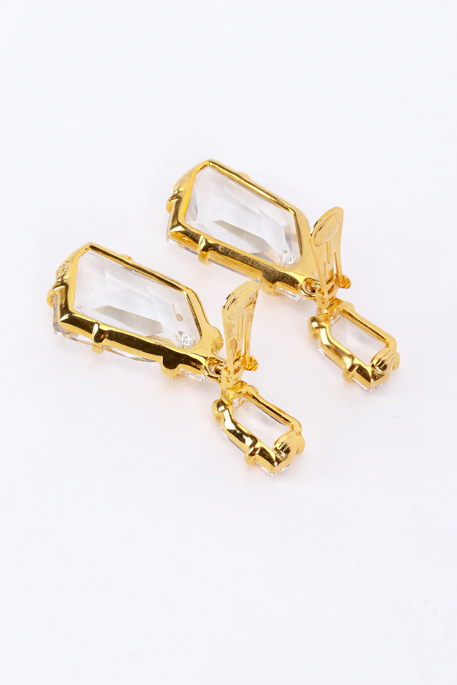 Crystal Ice Nugget Earrings - Image 4