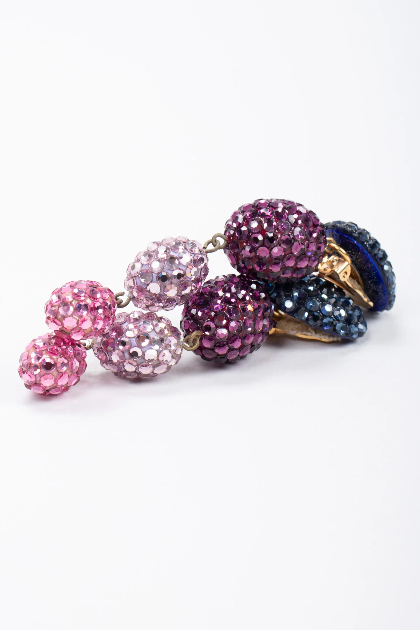Crystal Jelly Bean Drop Earrings - Image 7