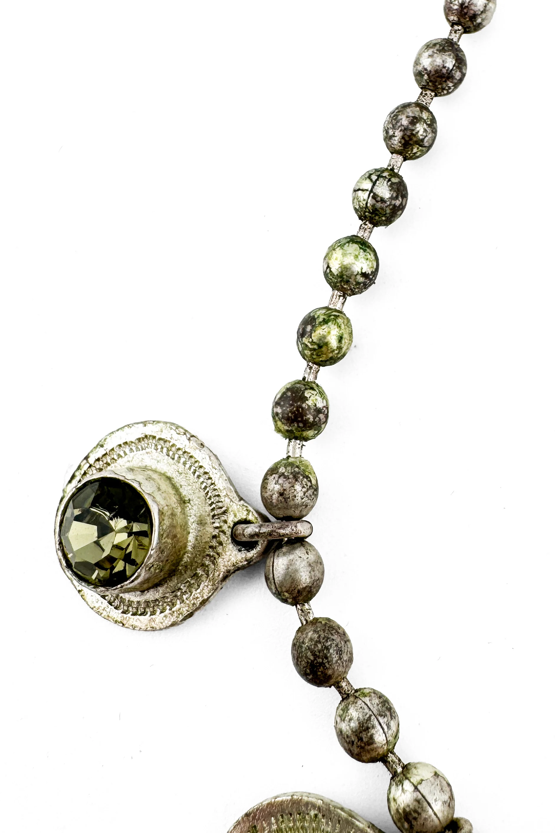 Crystal Keyhole Charm Necklace - Image 4