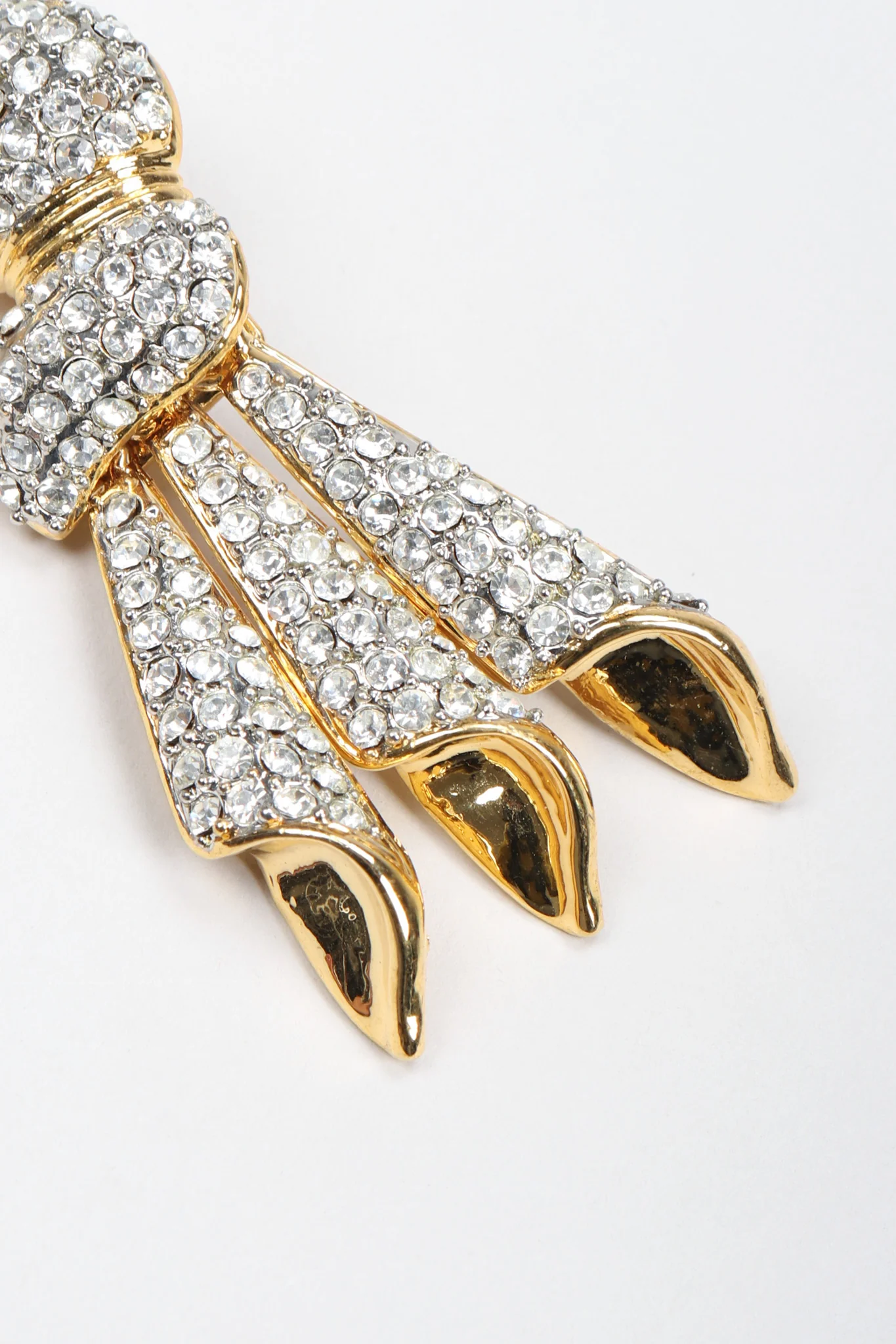 Crystal Knot Dangle Earrings - Image 5