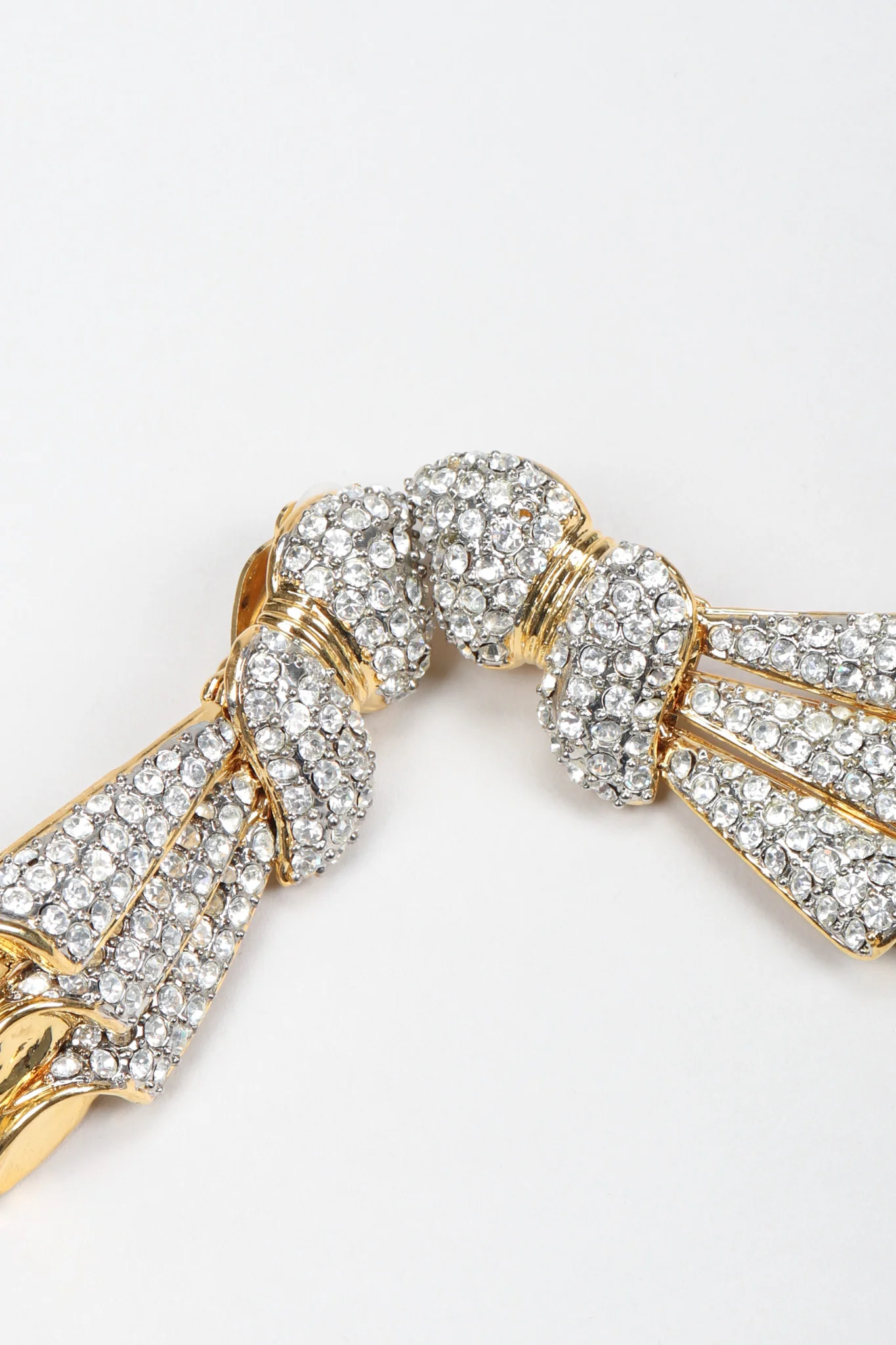 Crystal Knot Dangle Earrings - Image 6