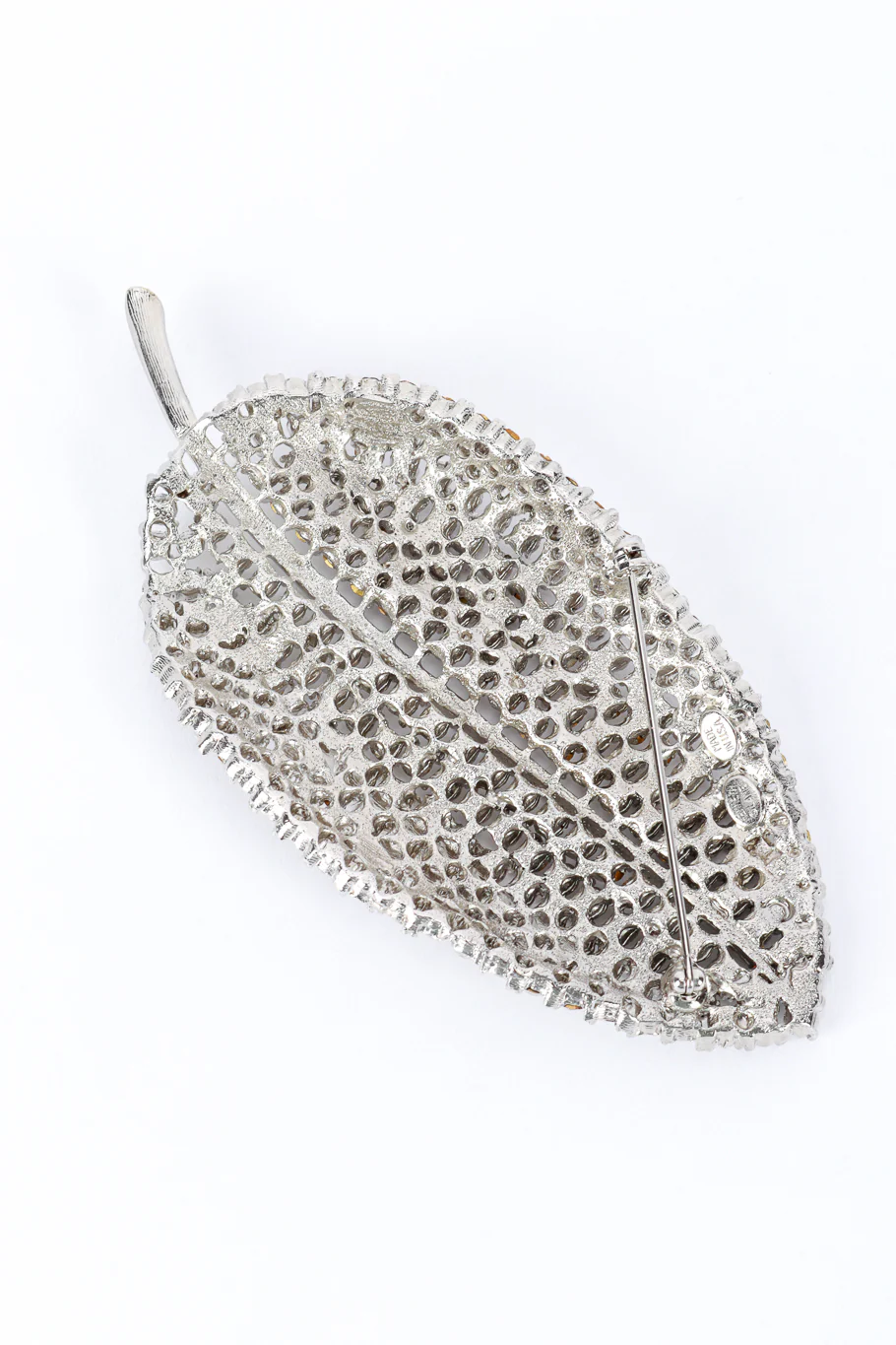 Crystal Leaf Brooch - Image 3