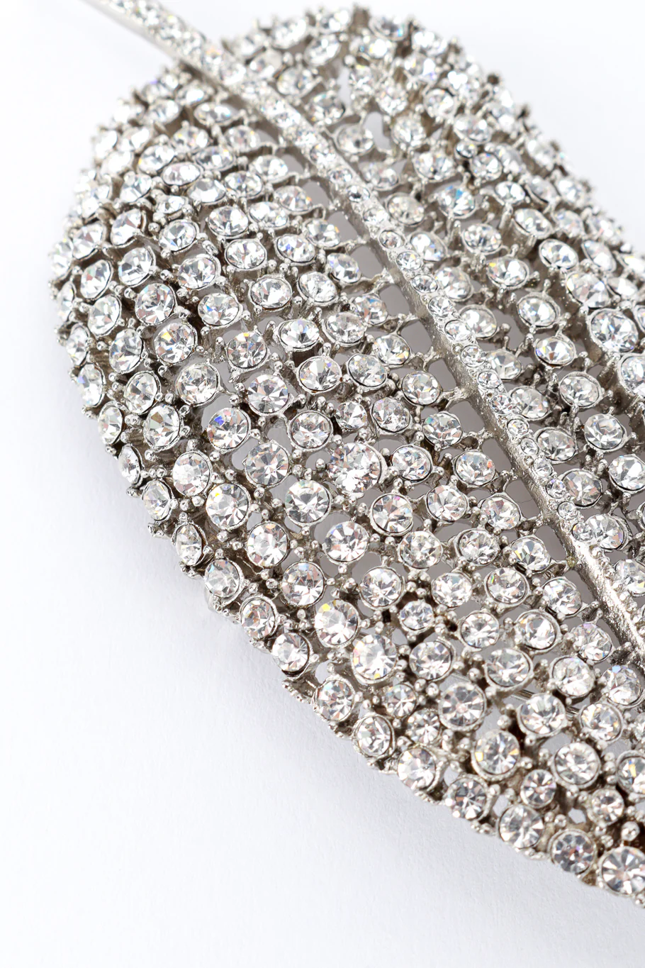 Crystal Leaf Brooch - Image 4
