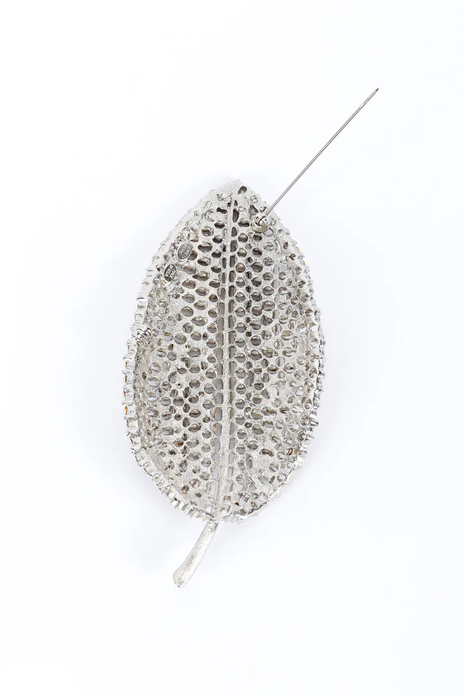 Crystal Leaf Brooch - Image 5