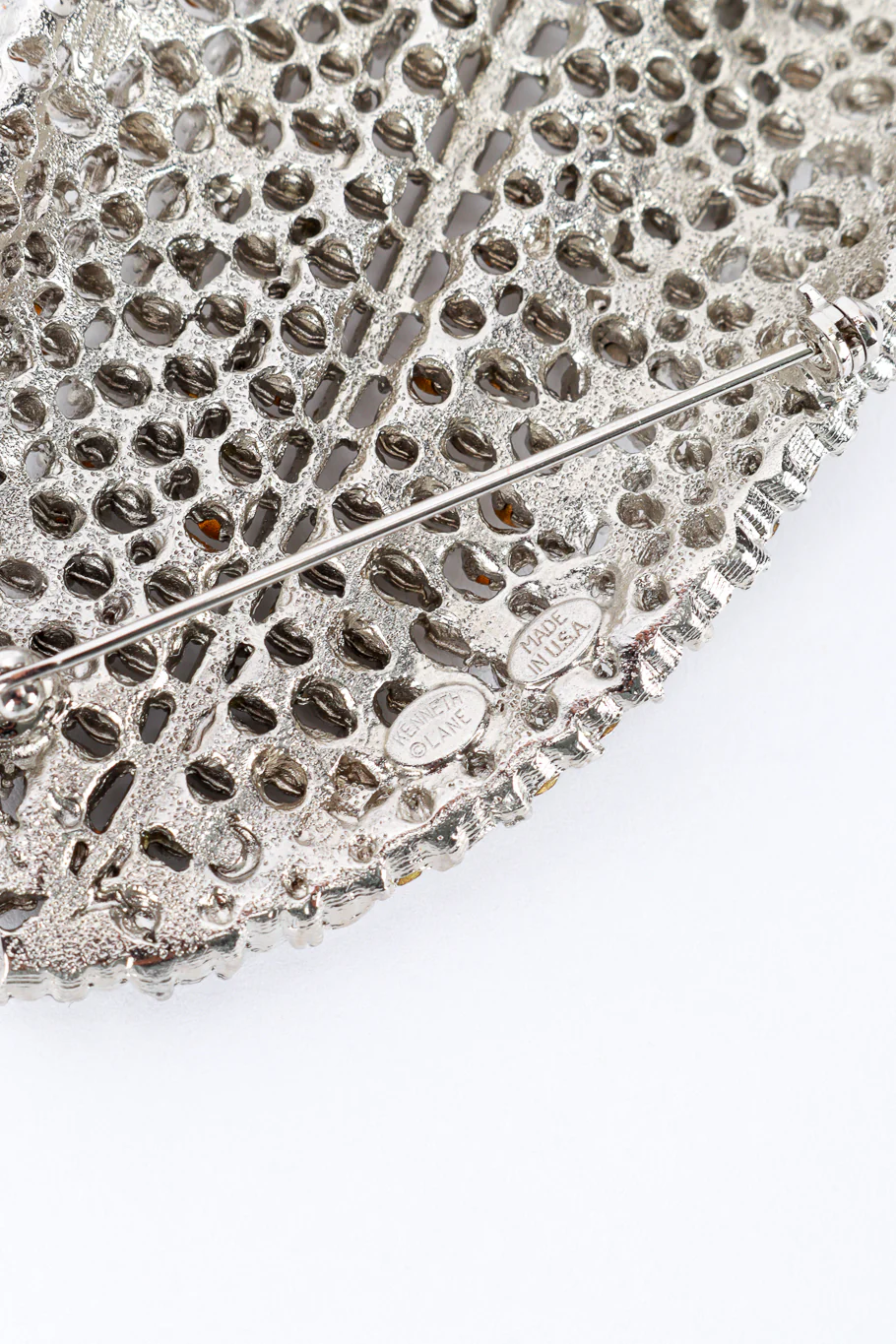 Crystal Leaf Brooch - Image 6