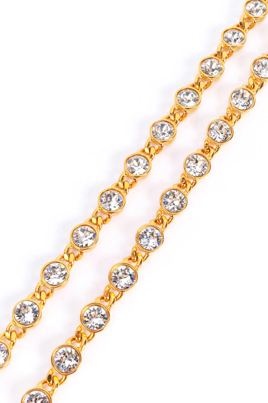 Crystal Link Sautoir Necklace - Image 3