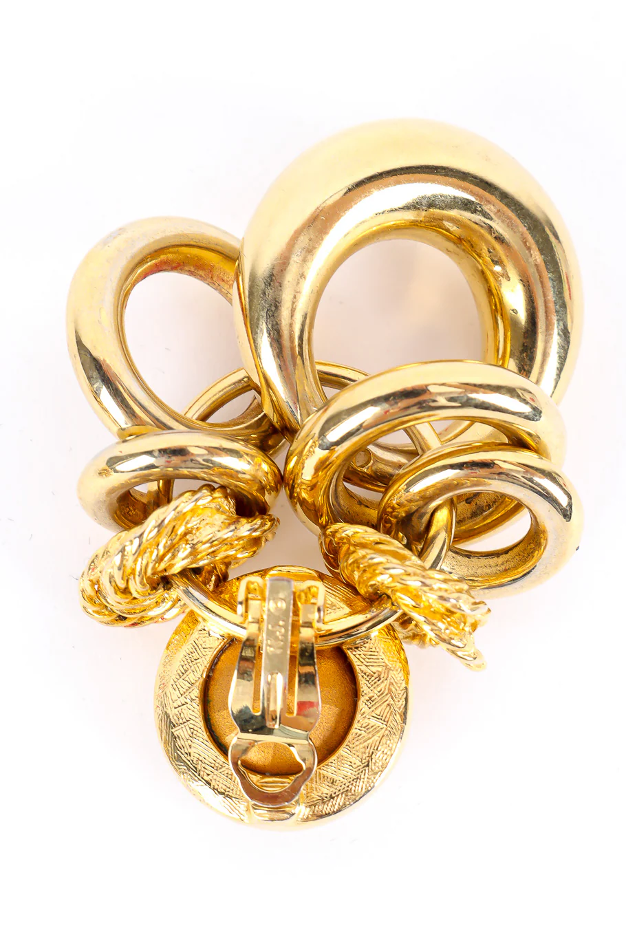 Crystal Loop Cluster Earrings - Image 3