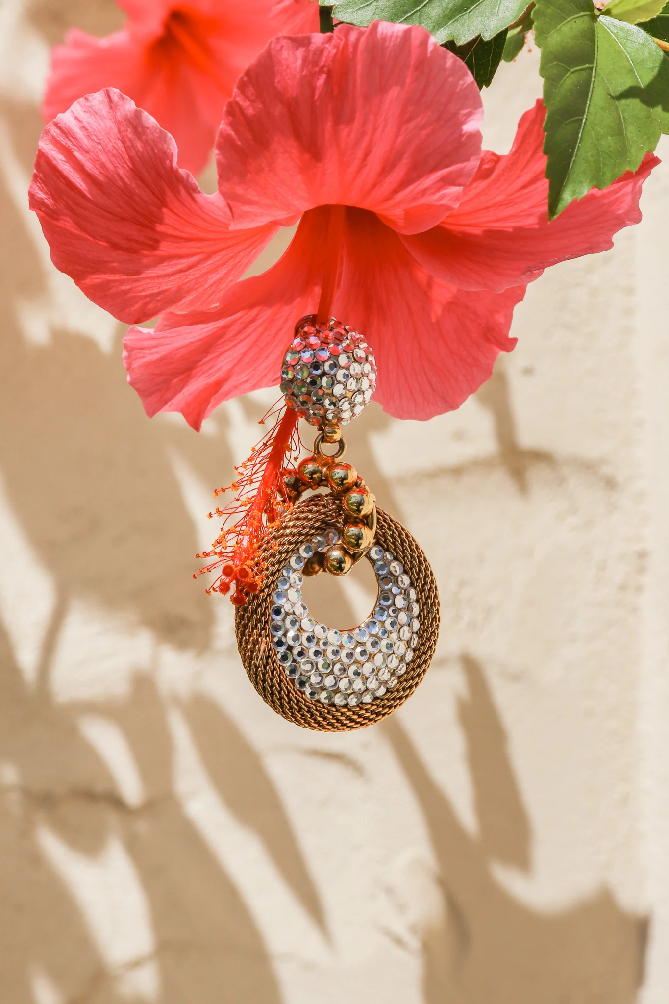 Crystal Mesh Drop Earrings - Image 9