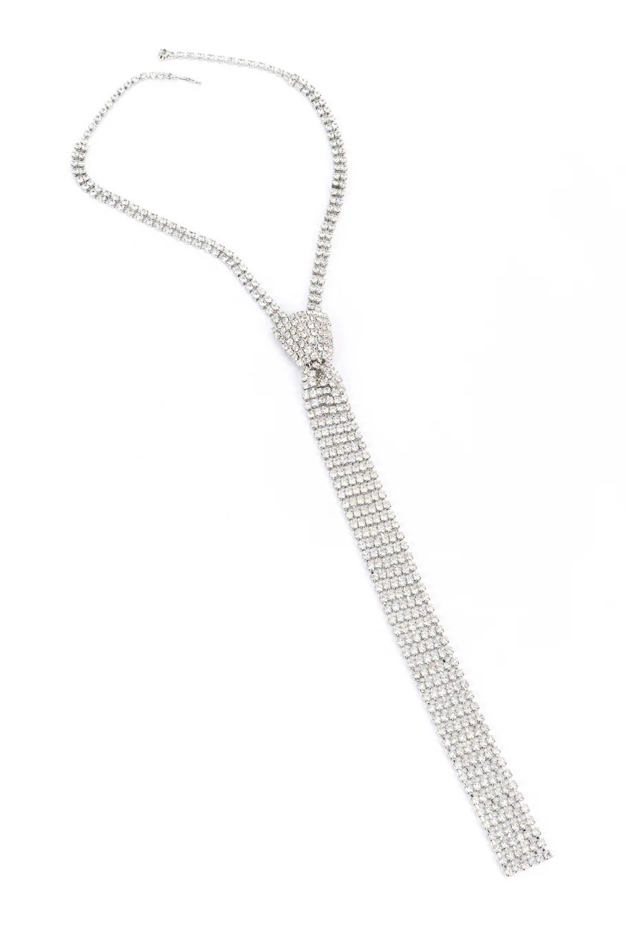 Crystal Necktie Necklace
