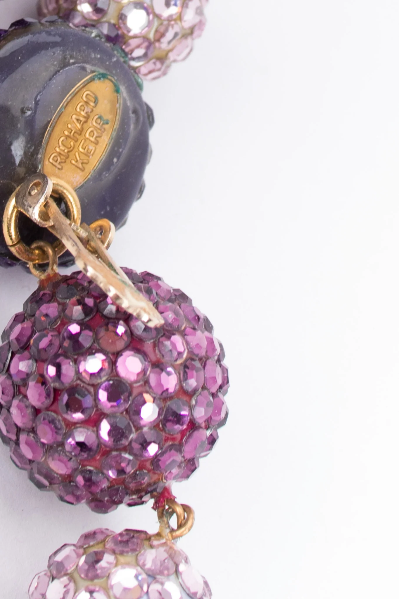 Crystal Ombré Ball Drop Earrings - Image 8