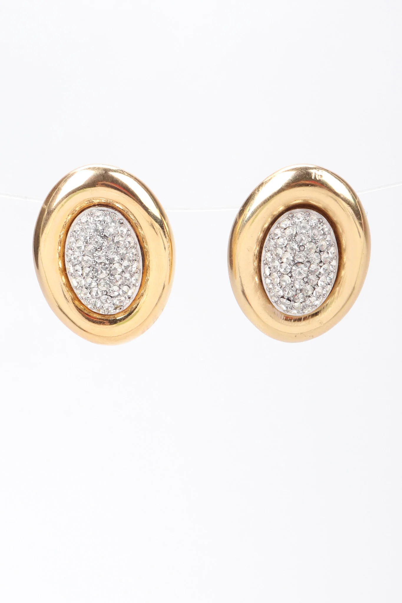 Crystal Oval Collar Necklace & Earring Set - Image 17