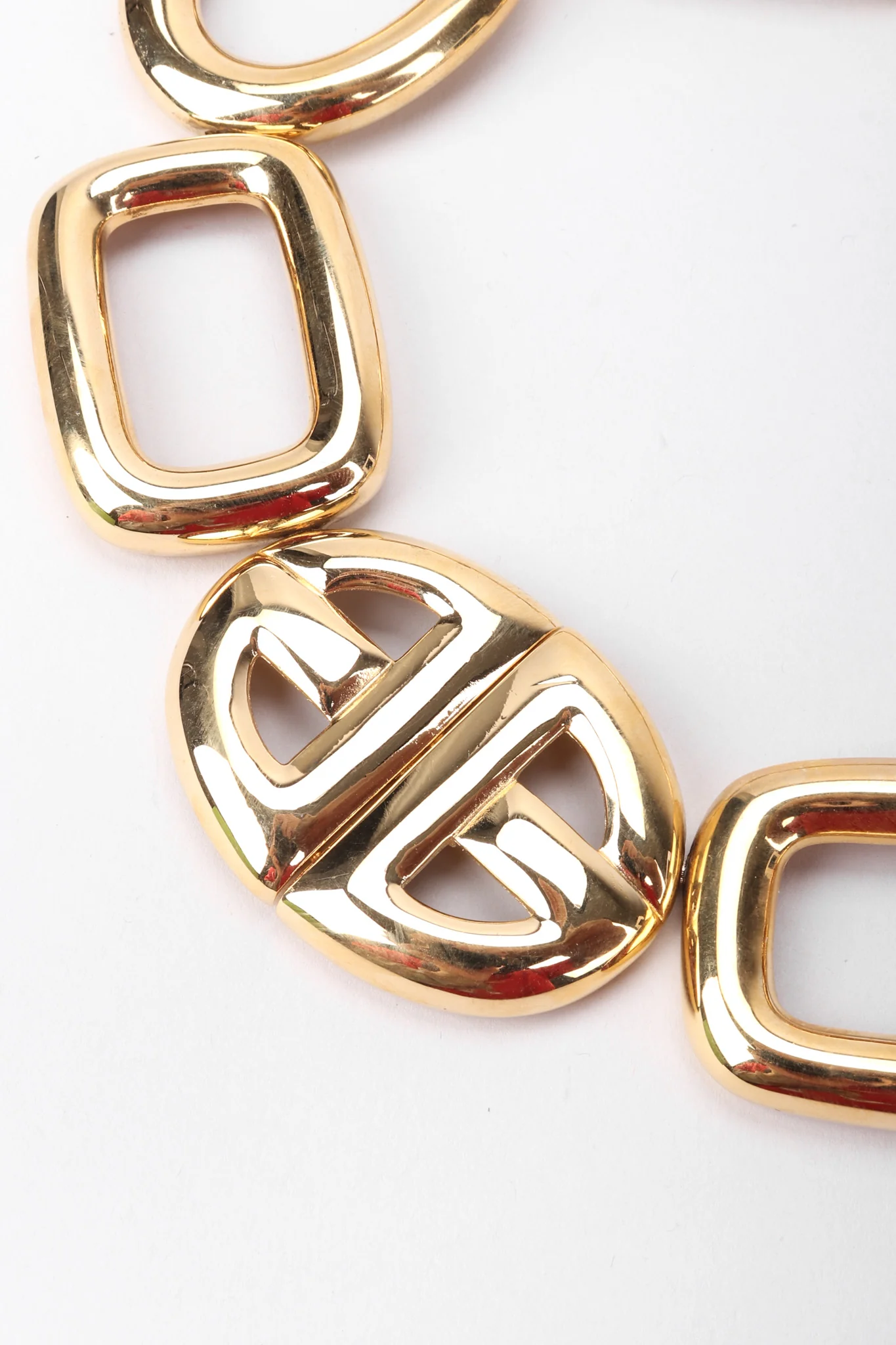 Crystal Oval Collar Necklace & Earring Set - Image 9