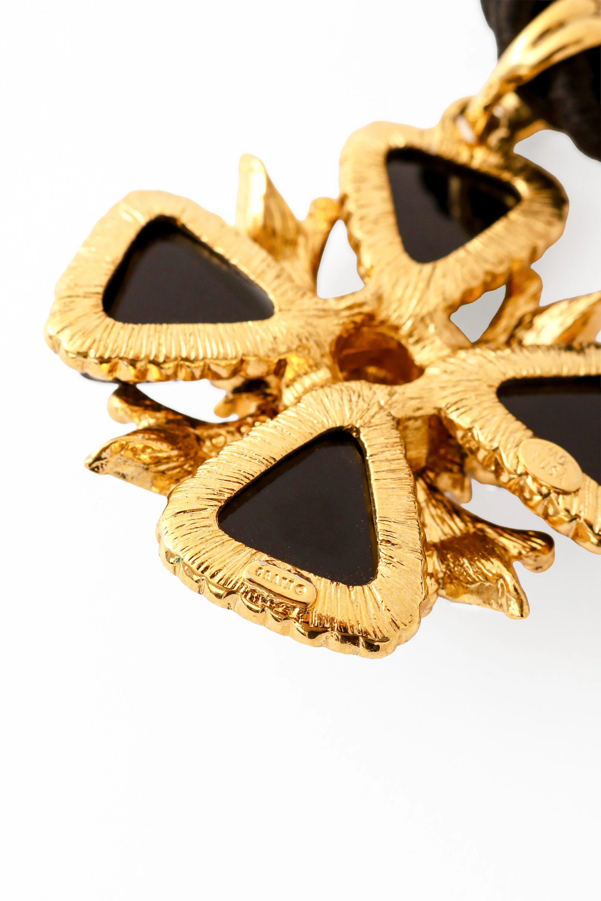 Crystal Pearl Maltese Cross Necklace - Image 5