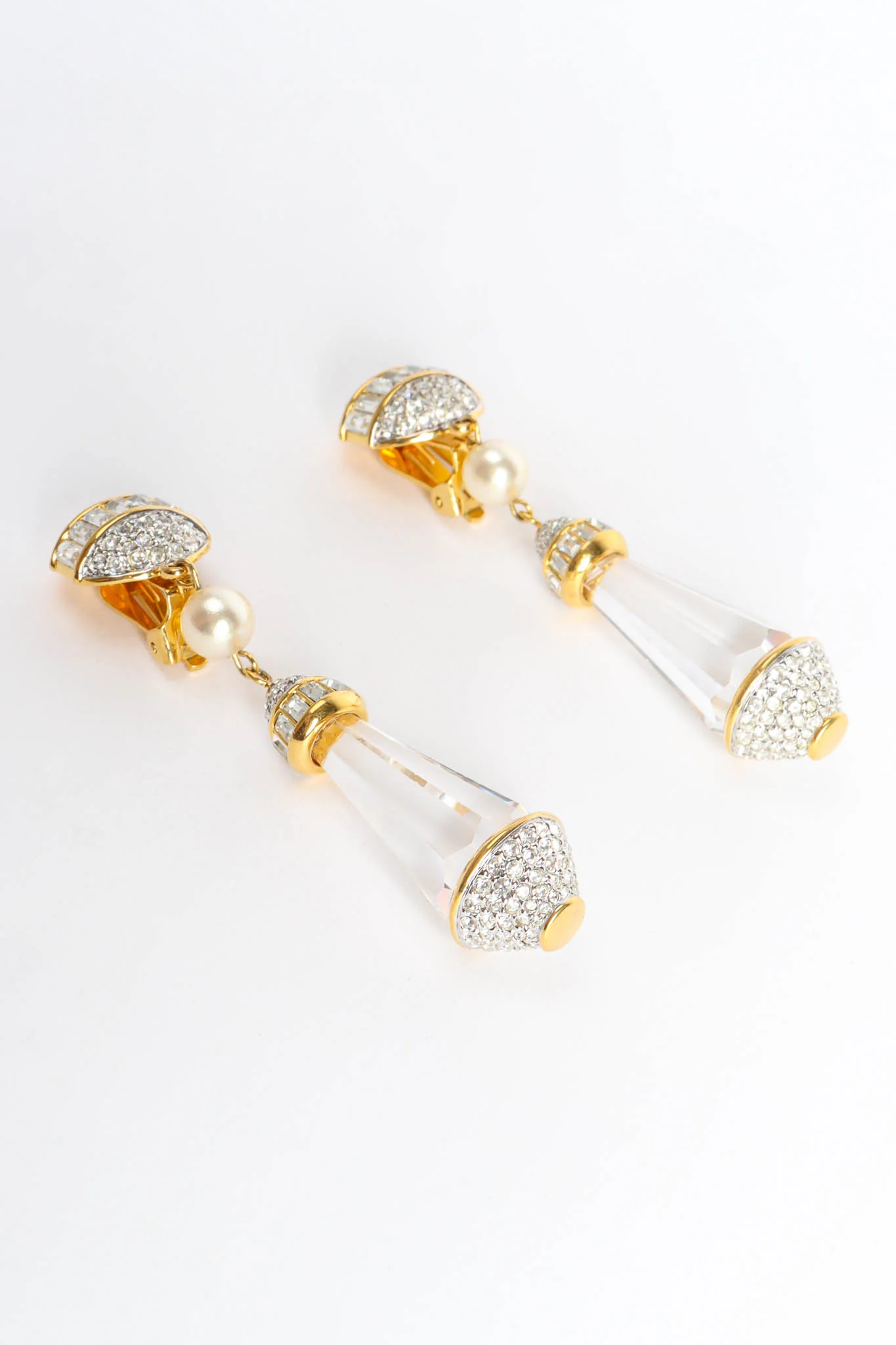 Crystal Prism Drop Earrings - Image 4