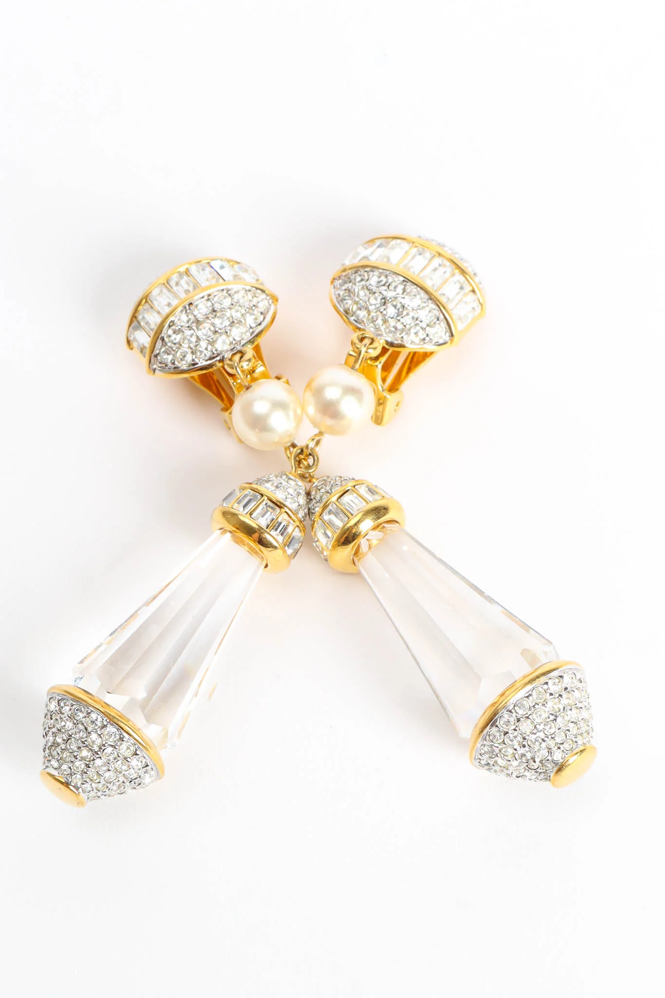 Crystal Prism Drop Earrings - Image 5