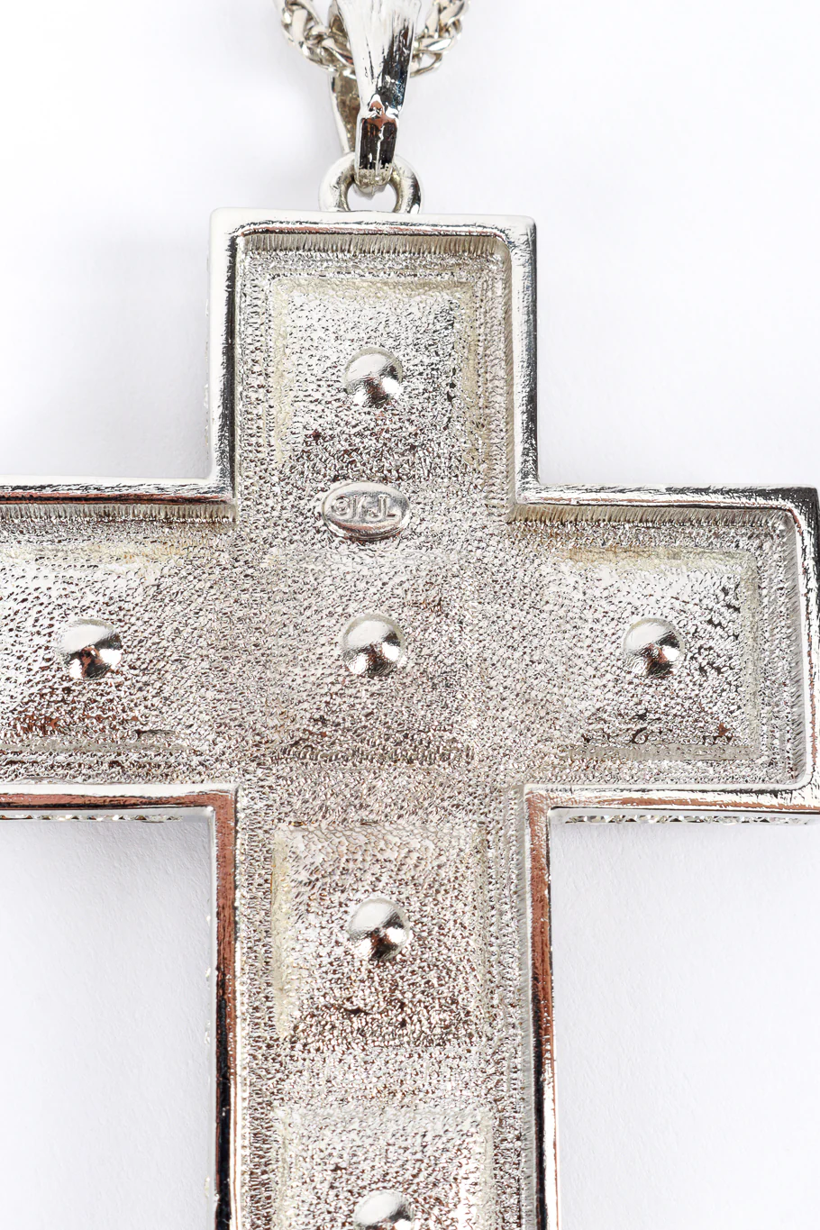 Crystal Rhinestone Cross Necklace - Image 7