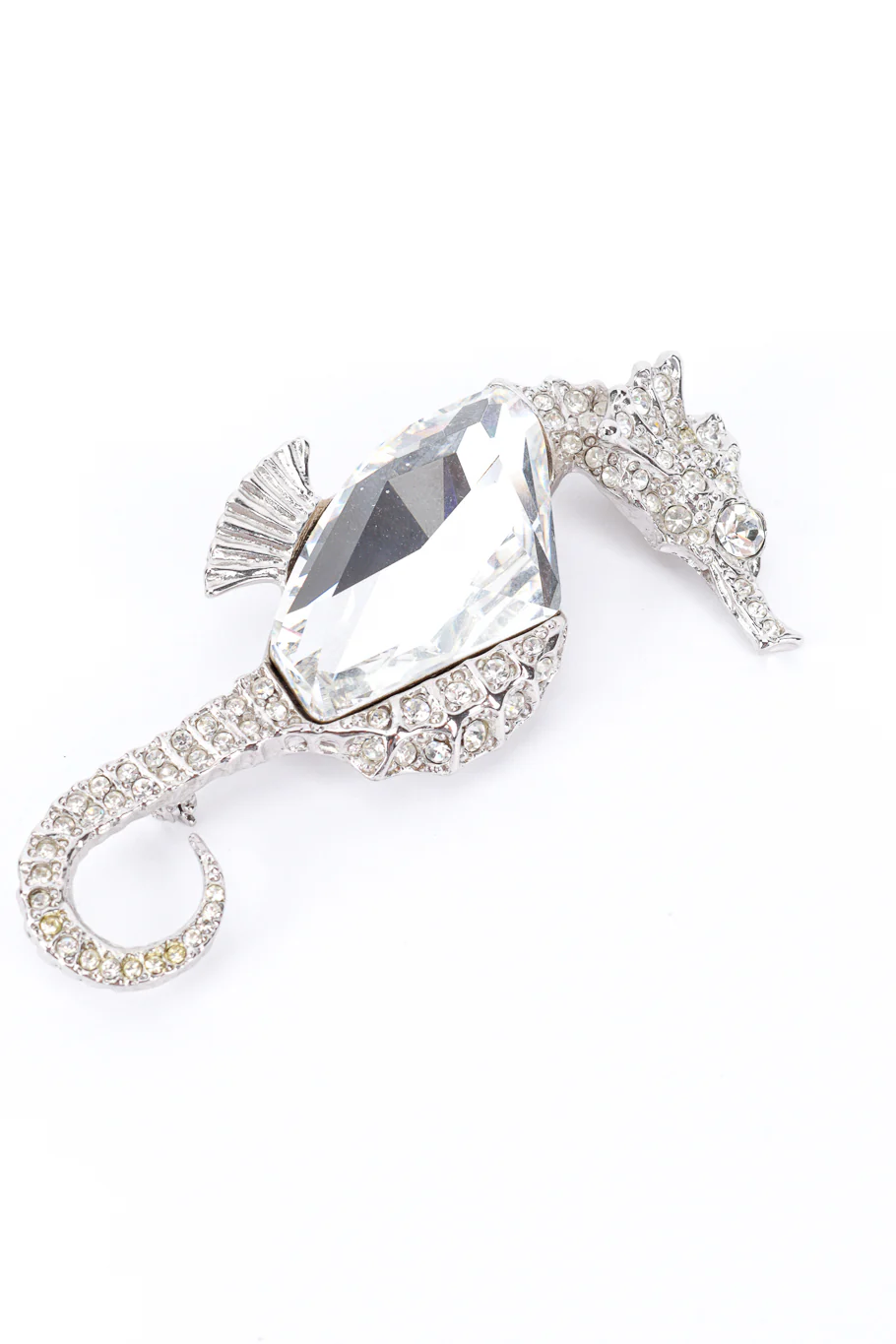 Crystal Seahorse Brooch - Image 3