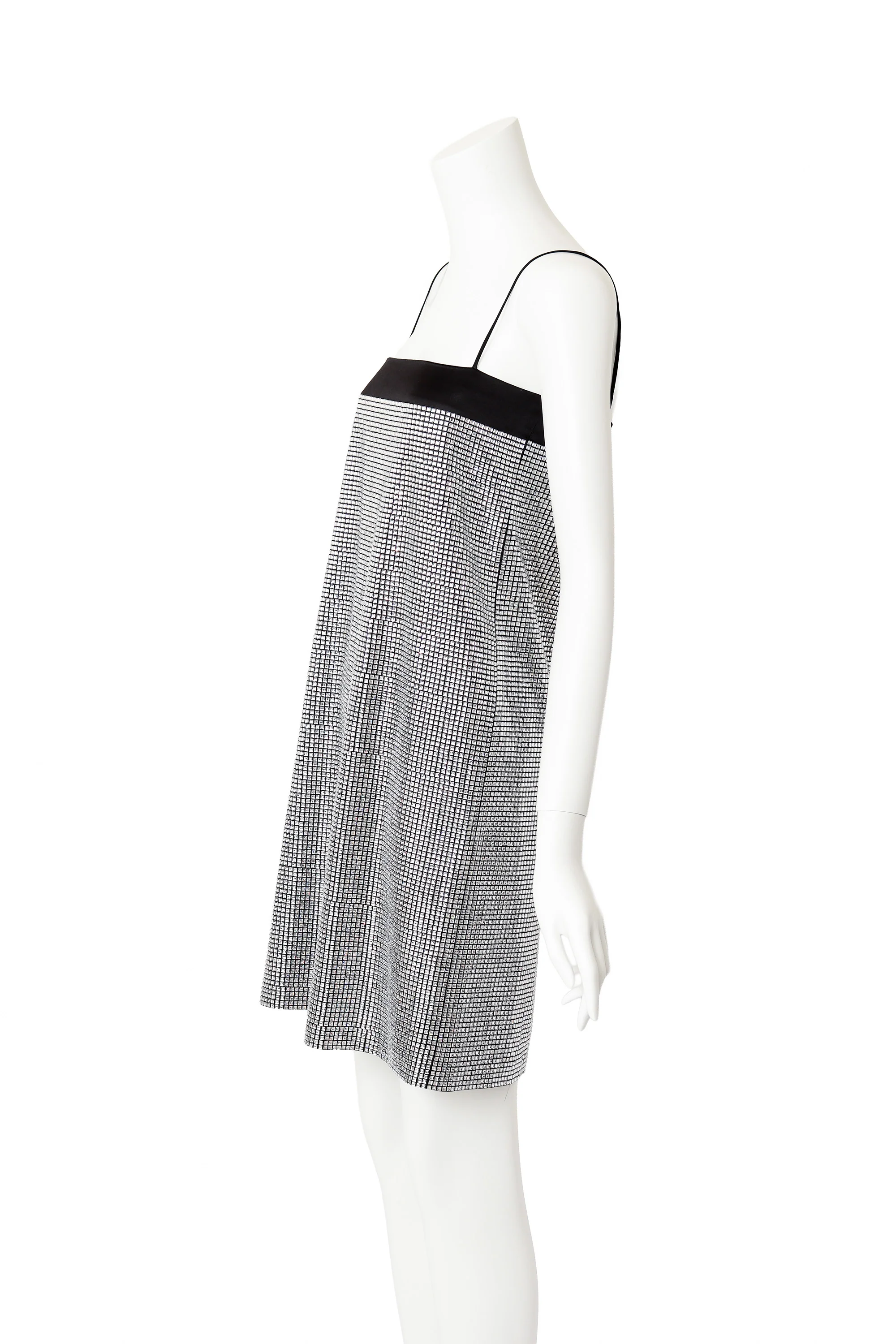 Crystal Slip Mini Dress - Image 3