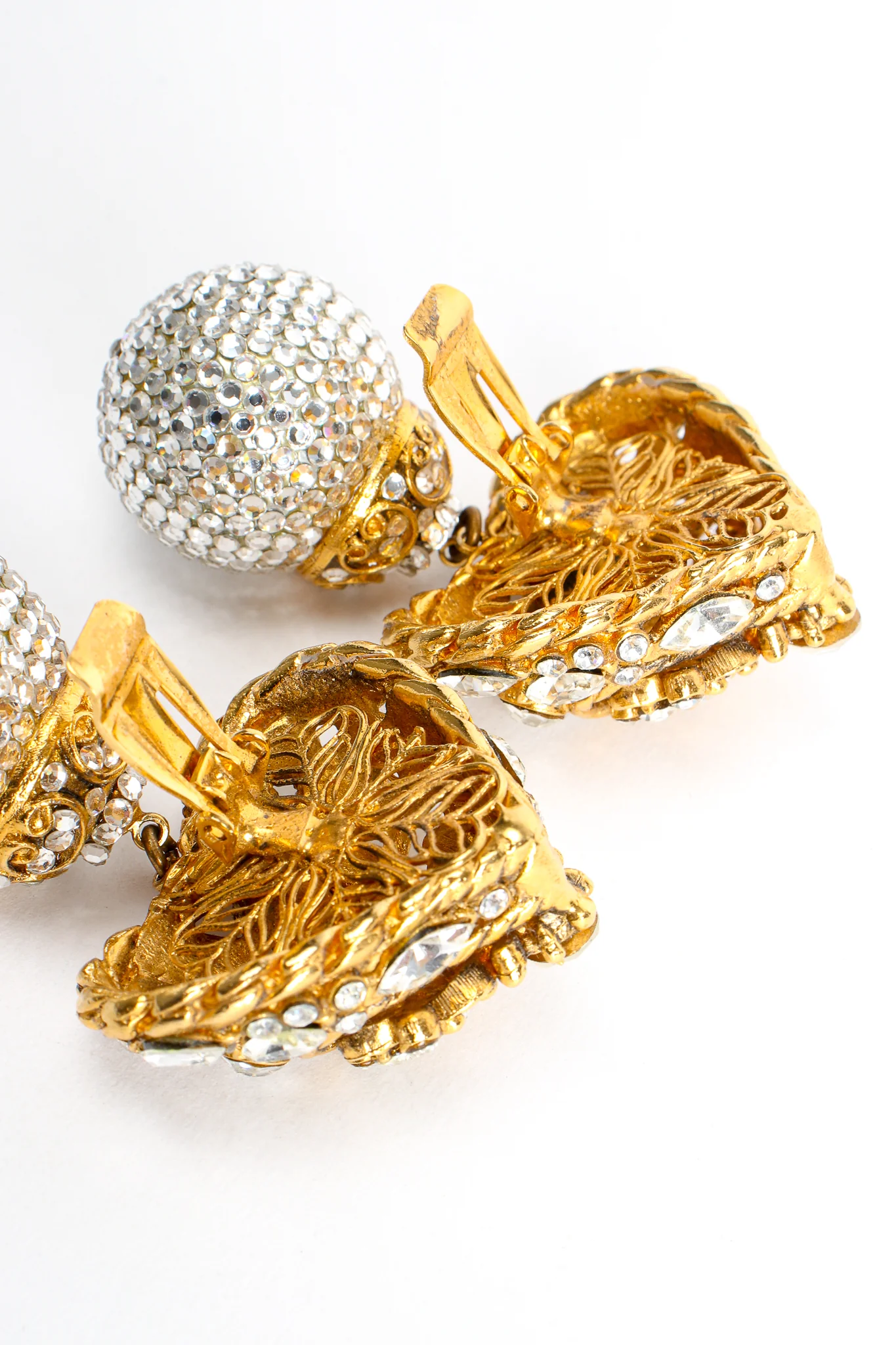 Crystal Spade Drop Earrings - Image 10