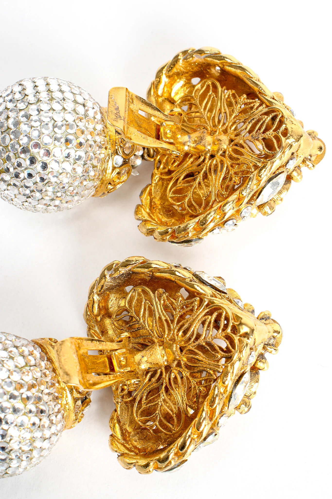 Crystal Spade Drop Earrings - Image 11