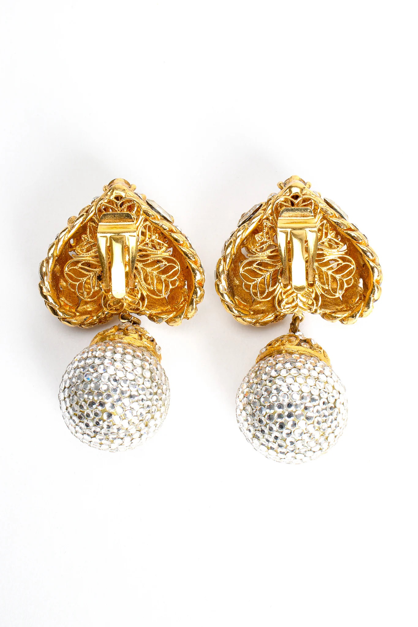 Crystal Spade Drop Earrings - Image 8