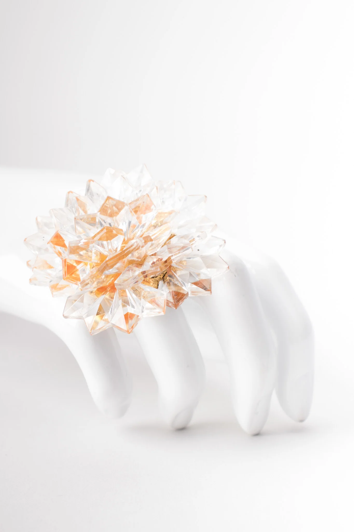 Crystal Stalactite Cocktail Ring