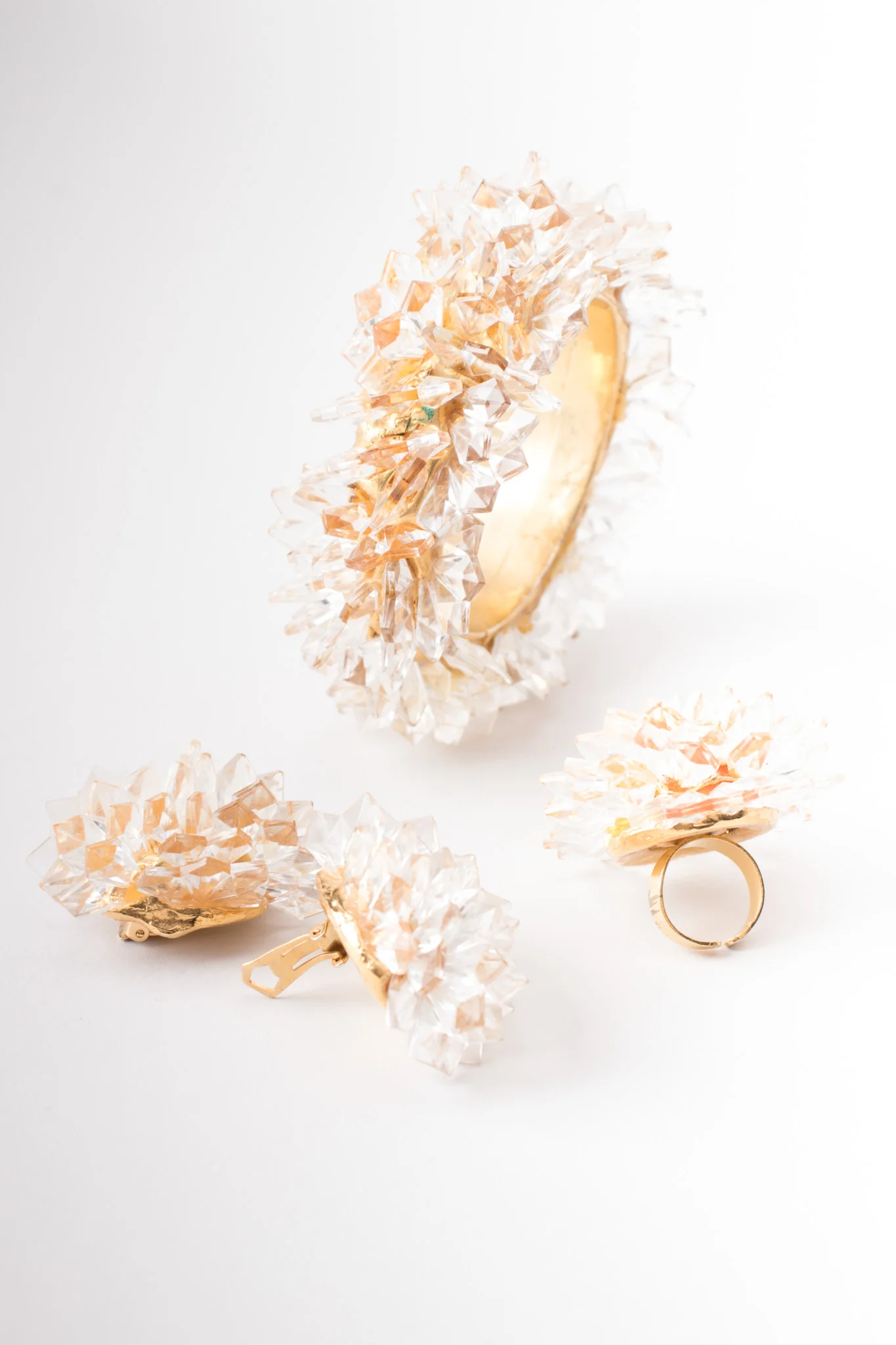 Crystal Stalactite Cocktail Ring - Image 10