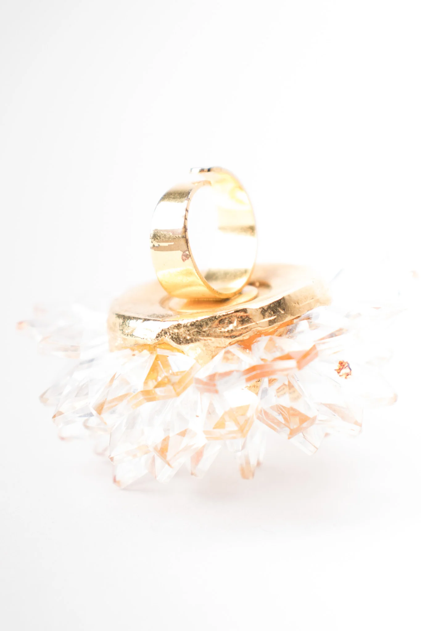 Crystal Stalactite Cocktail Ring - Image 6