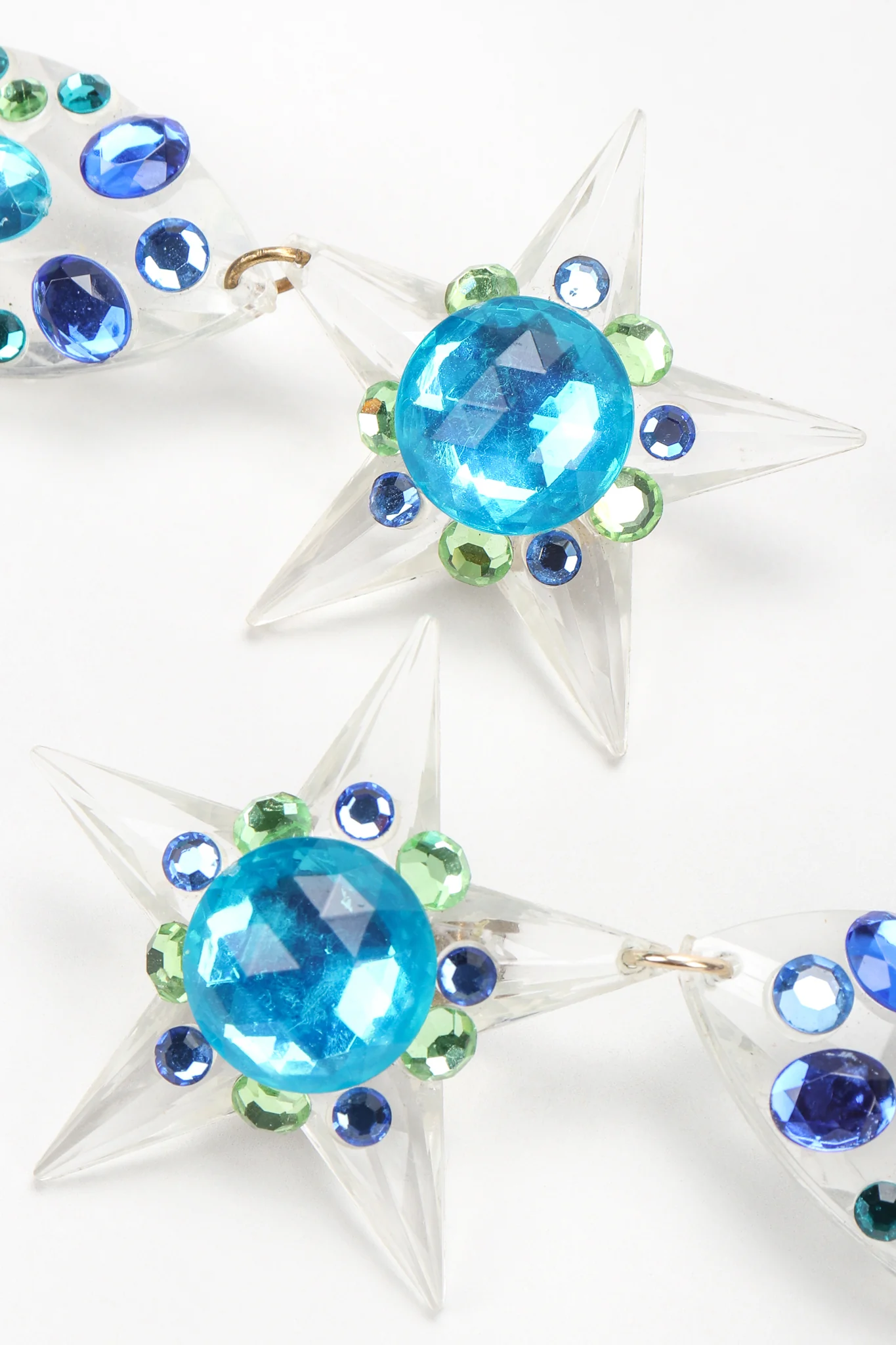 Crystal Star Drop Earrings - Image 6