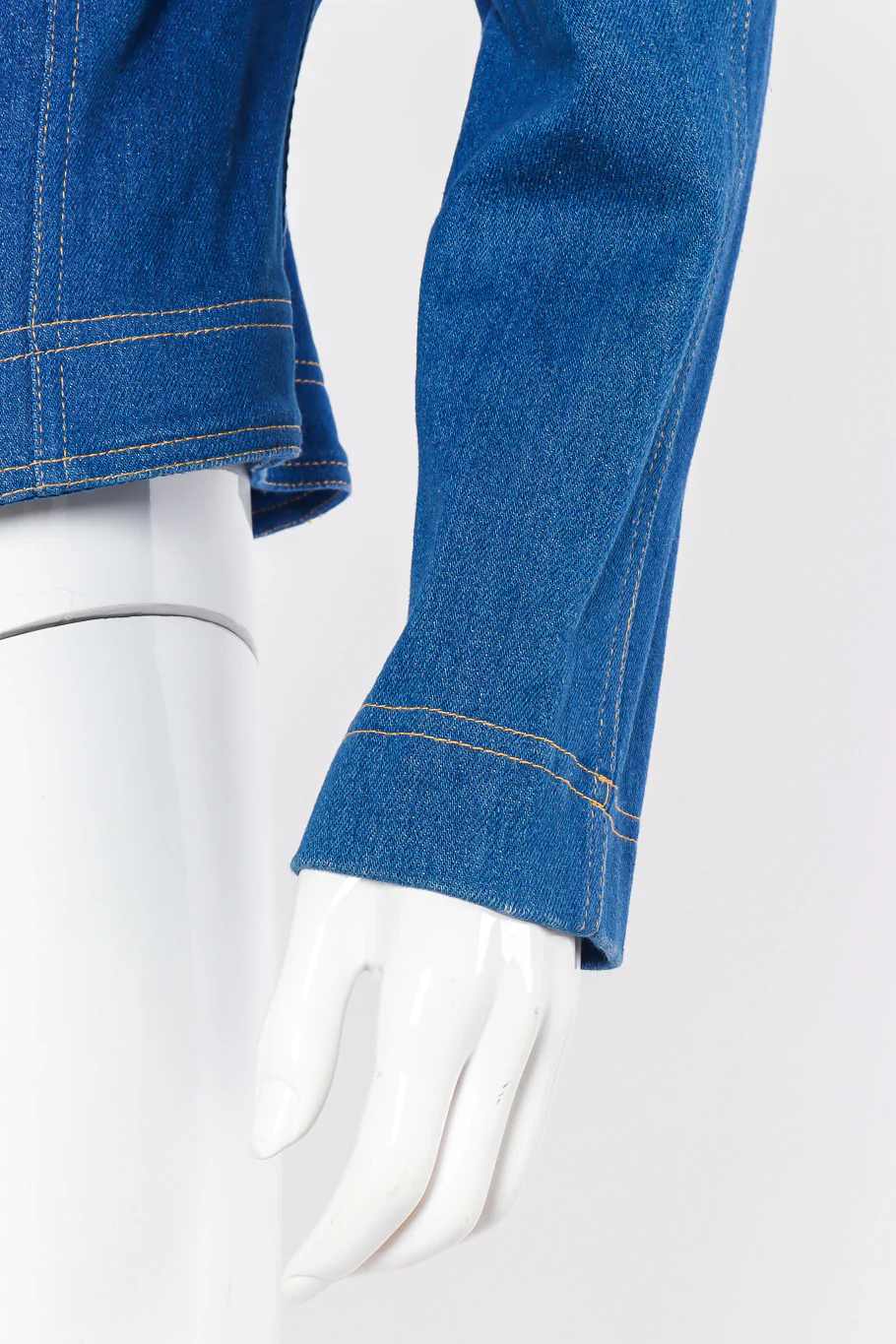 Crystal Studded Denim Jacket - Image 5