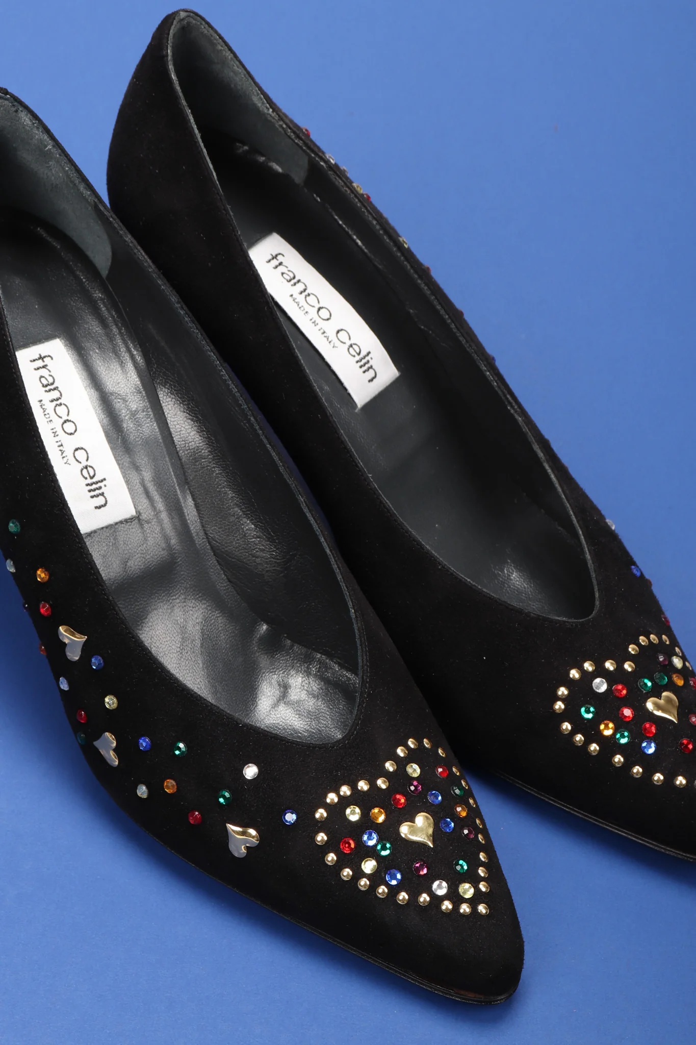 Crystal Studded Heart Heels - Image 12