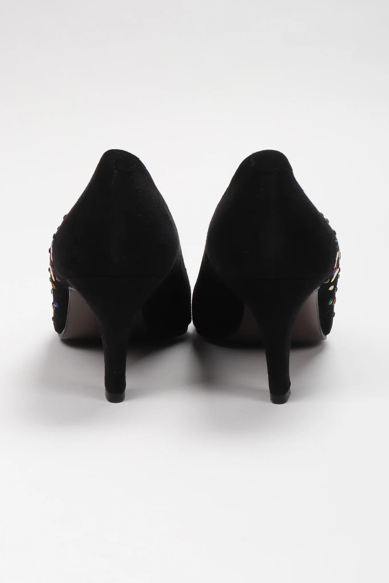 Crystal Studded Heart Heels - Image 8
