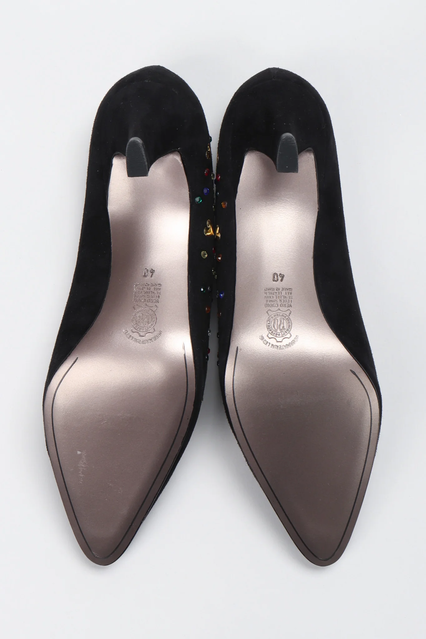 Crystal Studded Heart Heels - Image 9