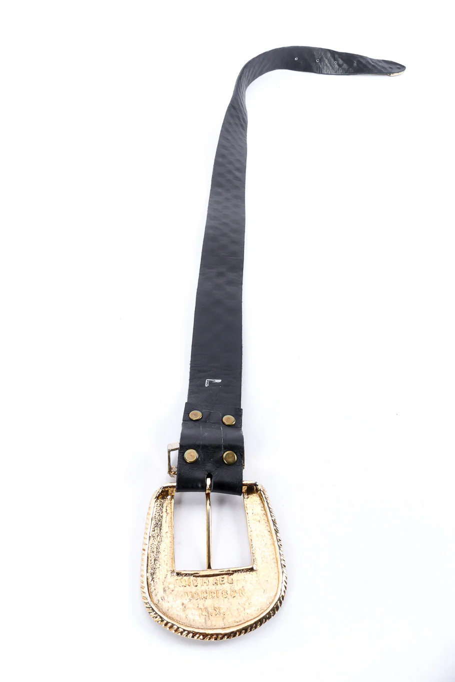 Crystal Studded Leather Belt - Image 10