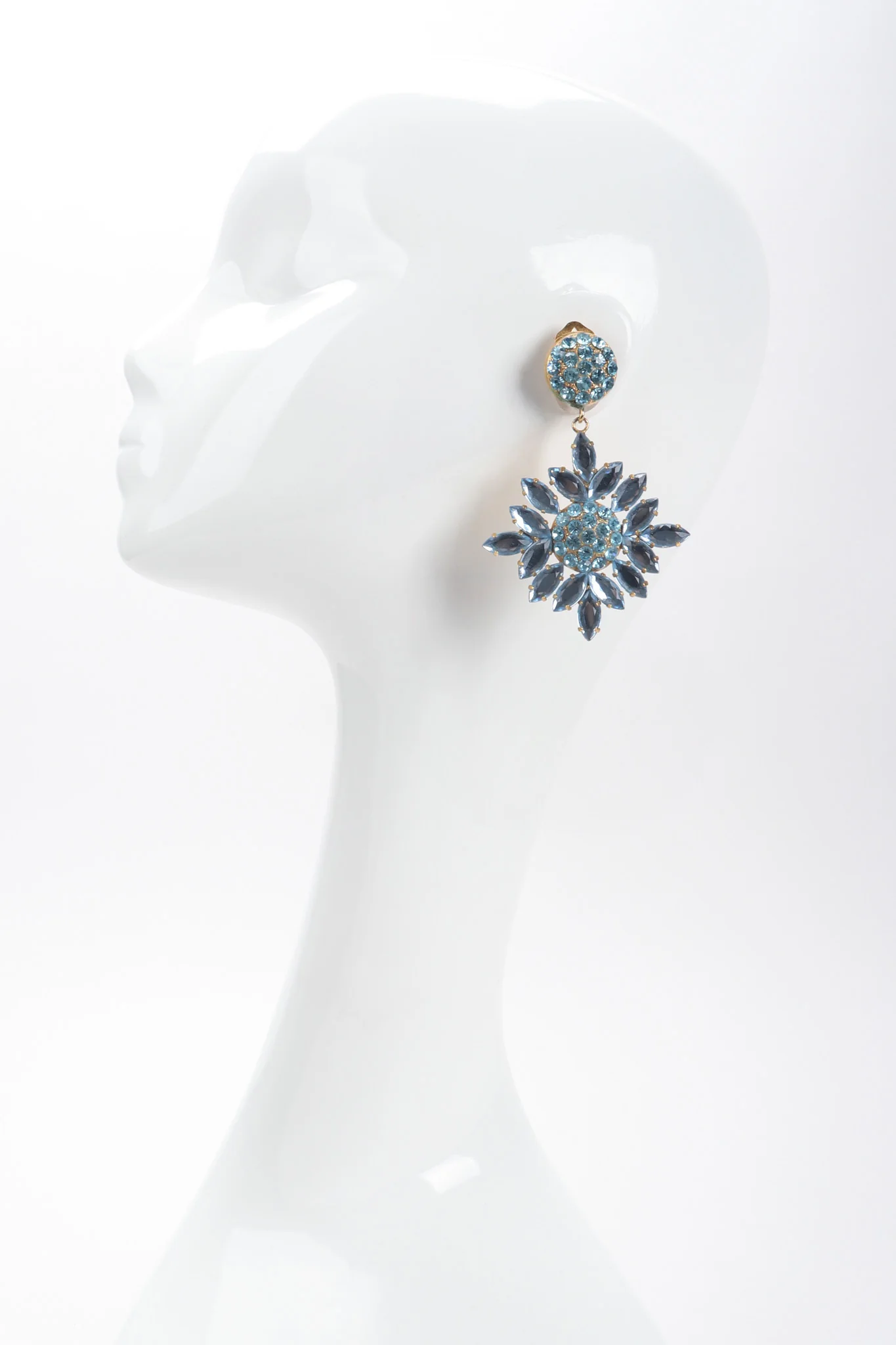Crystal Daisy Earrings - Image 2
