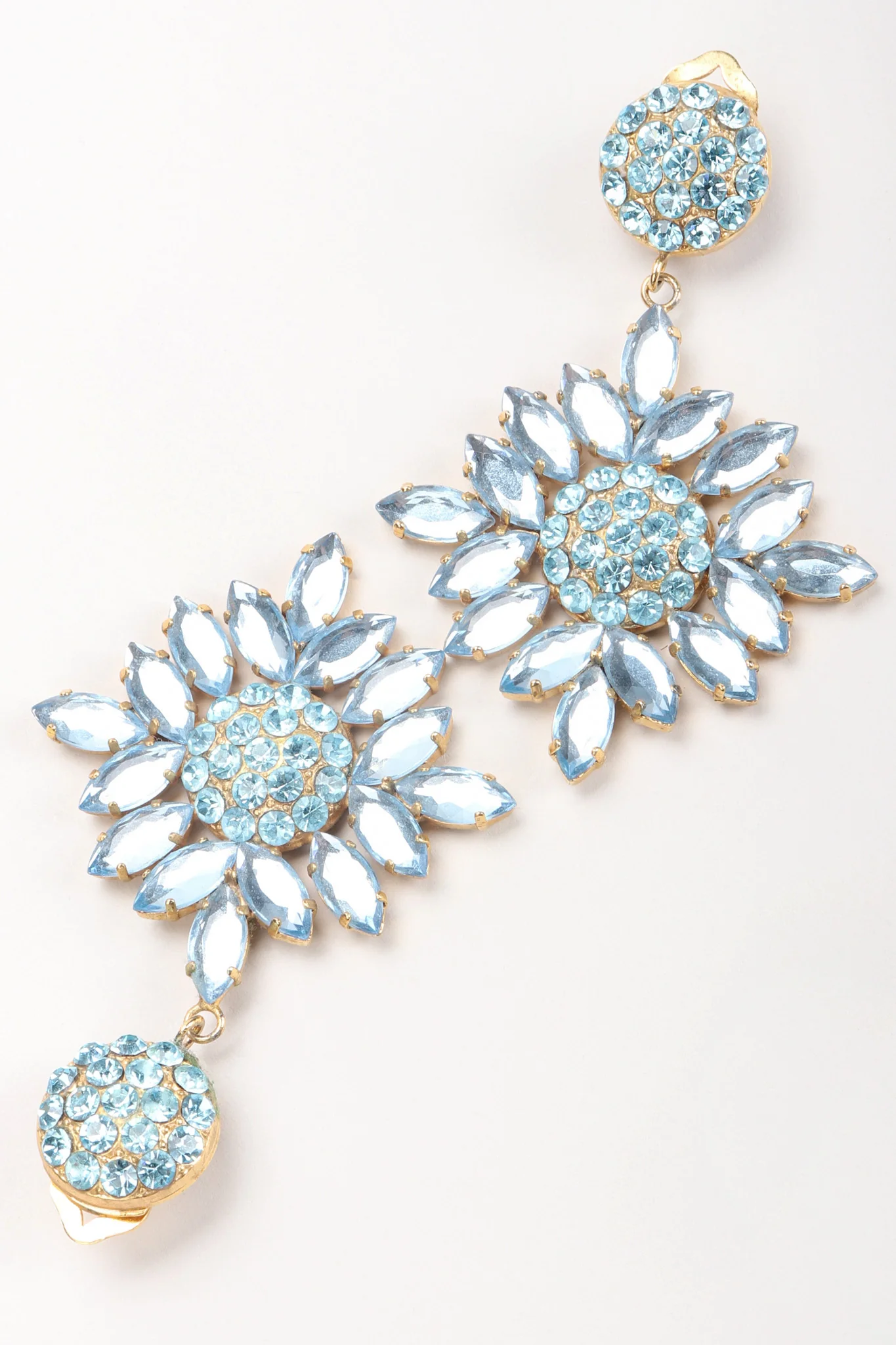 Crystal Daisy Earrings - Image 3