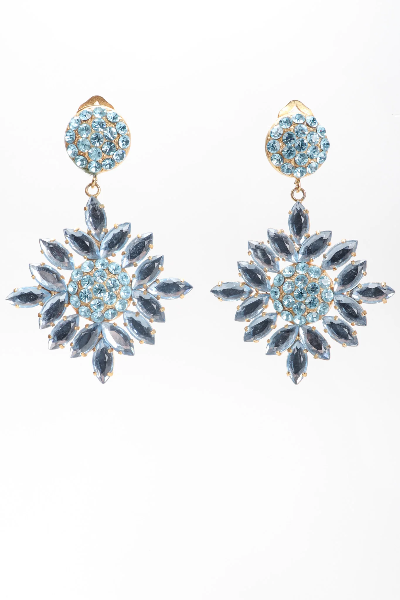 Crystal Daisy Earrings - Image 4