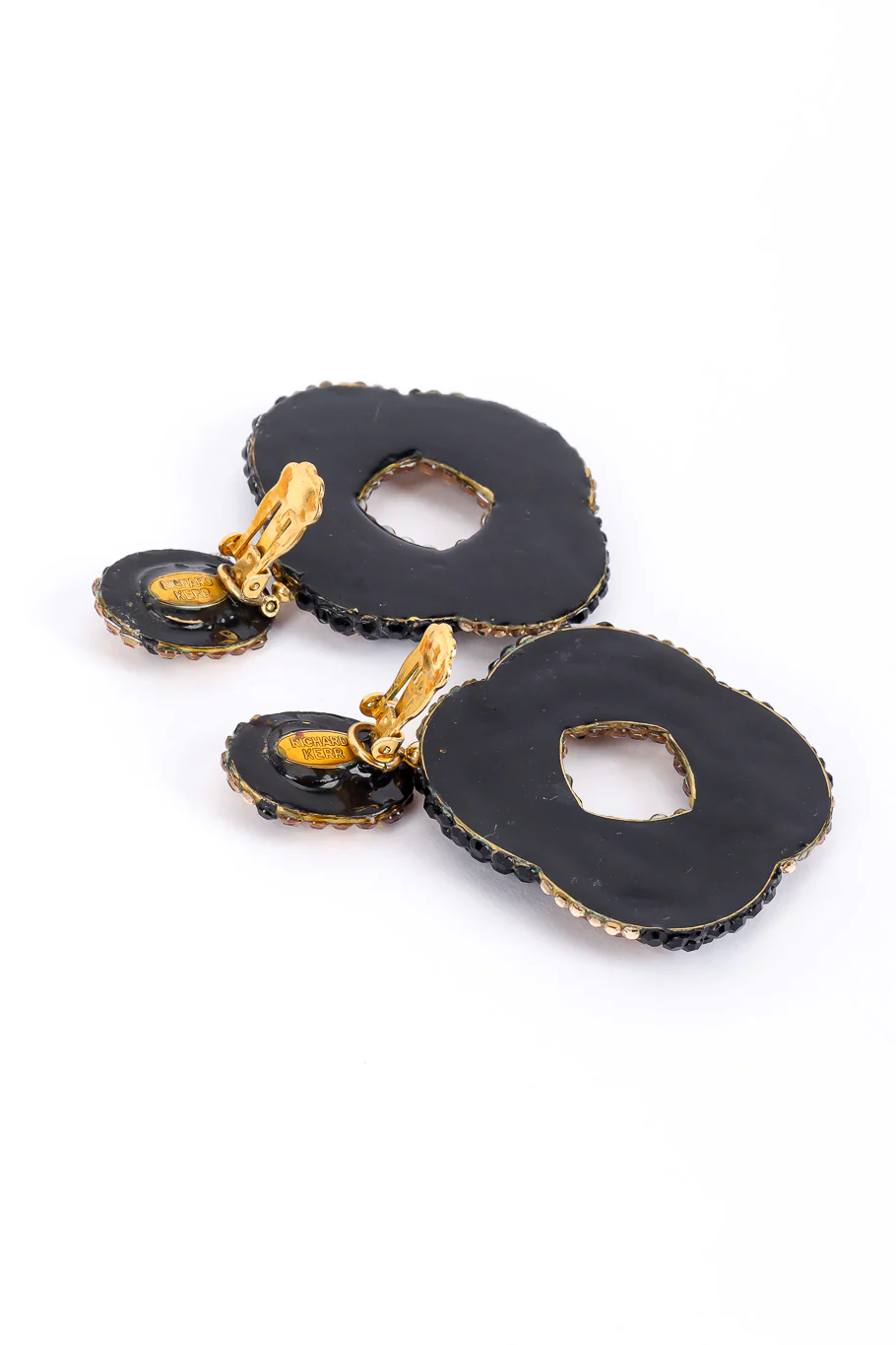 Crystal Swirl Hoop Earrings II - Image 5