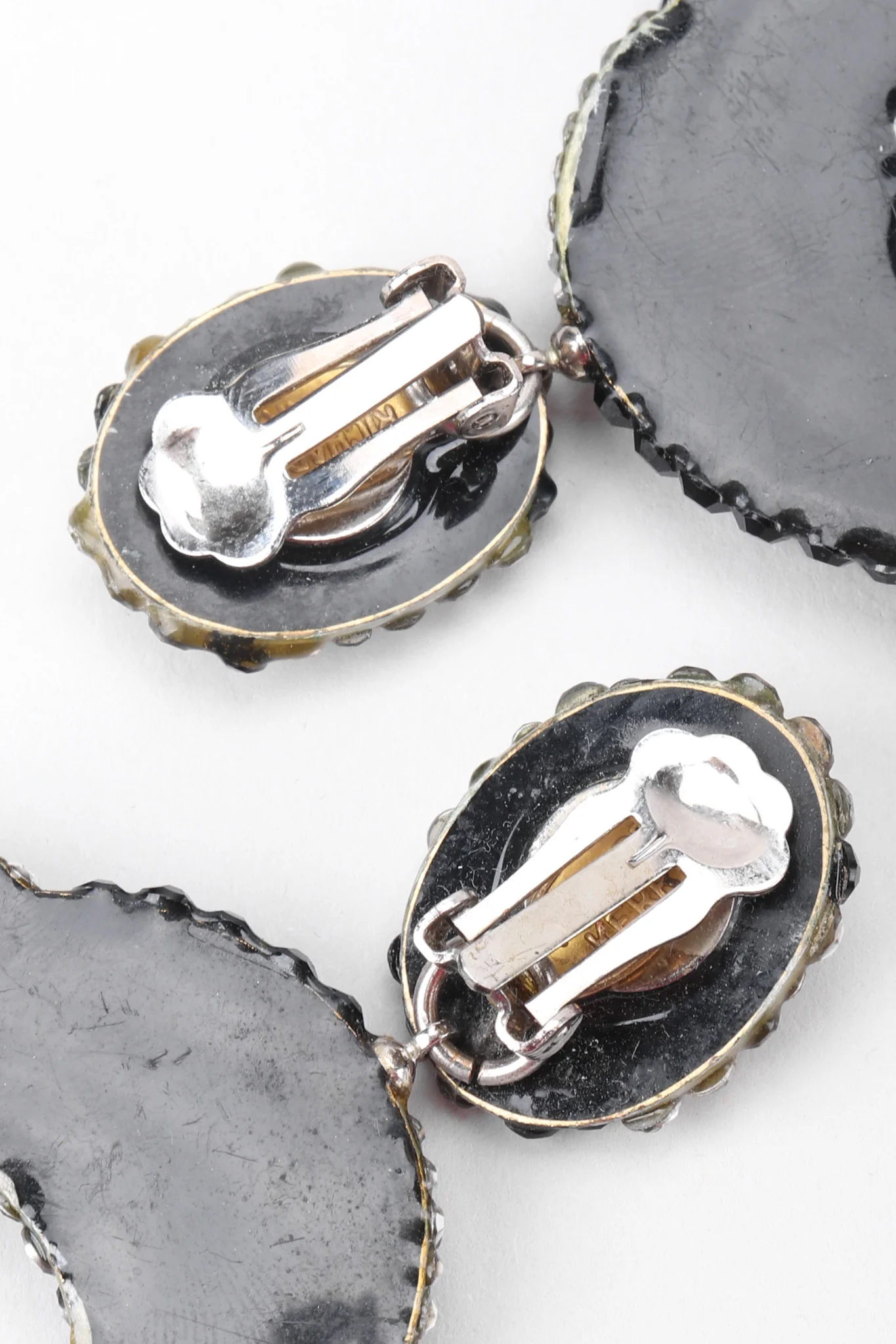 Crystal Swirl Hoop Earrings - Image 10