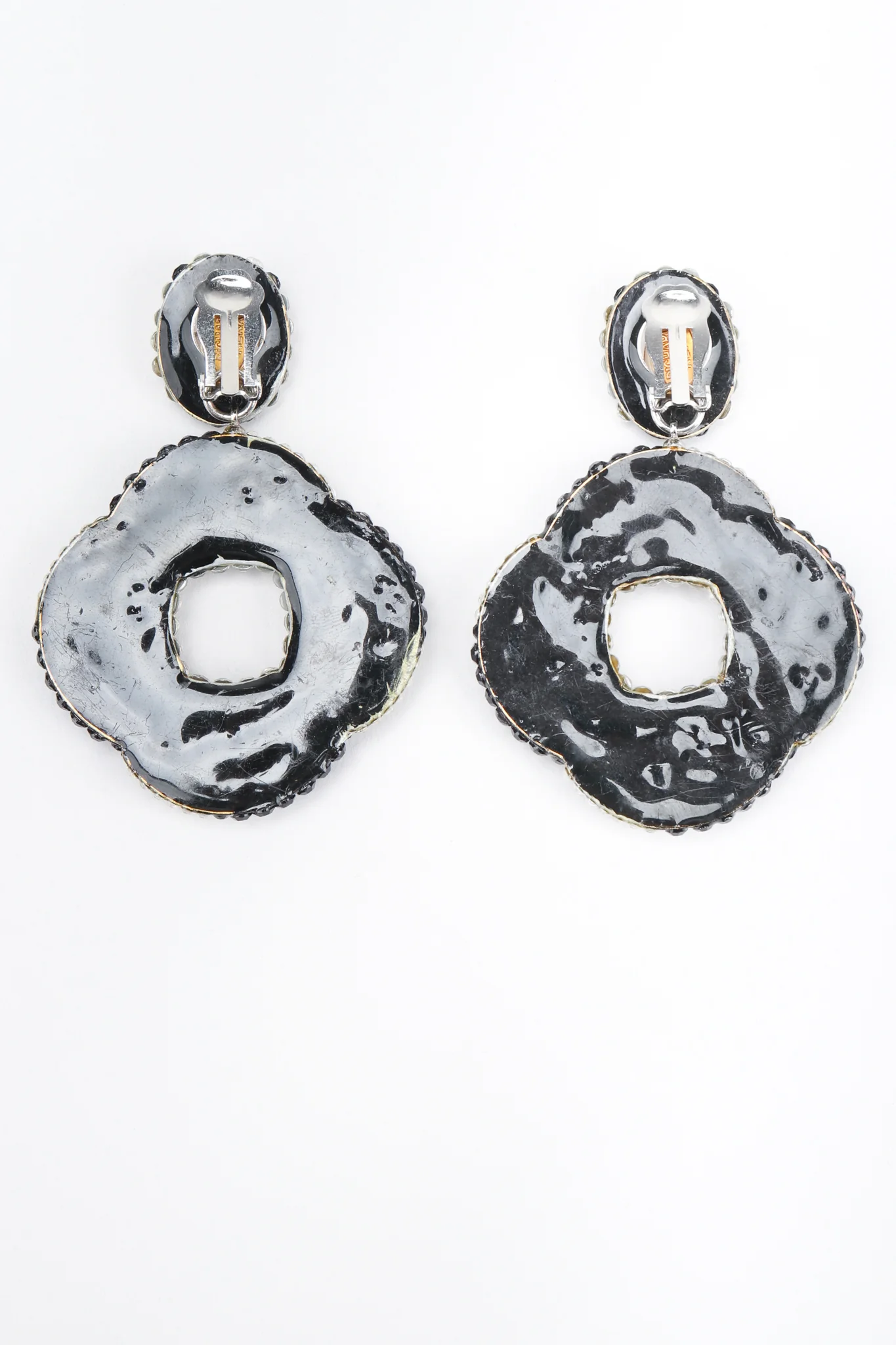 Crystal Swirl Hoop Earrings II - Image 7