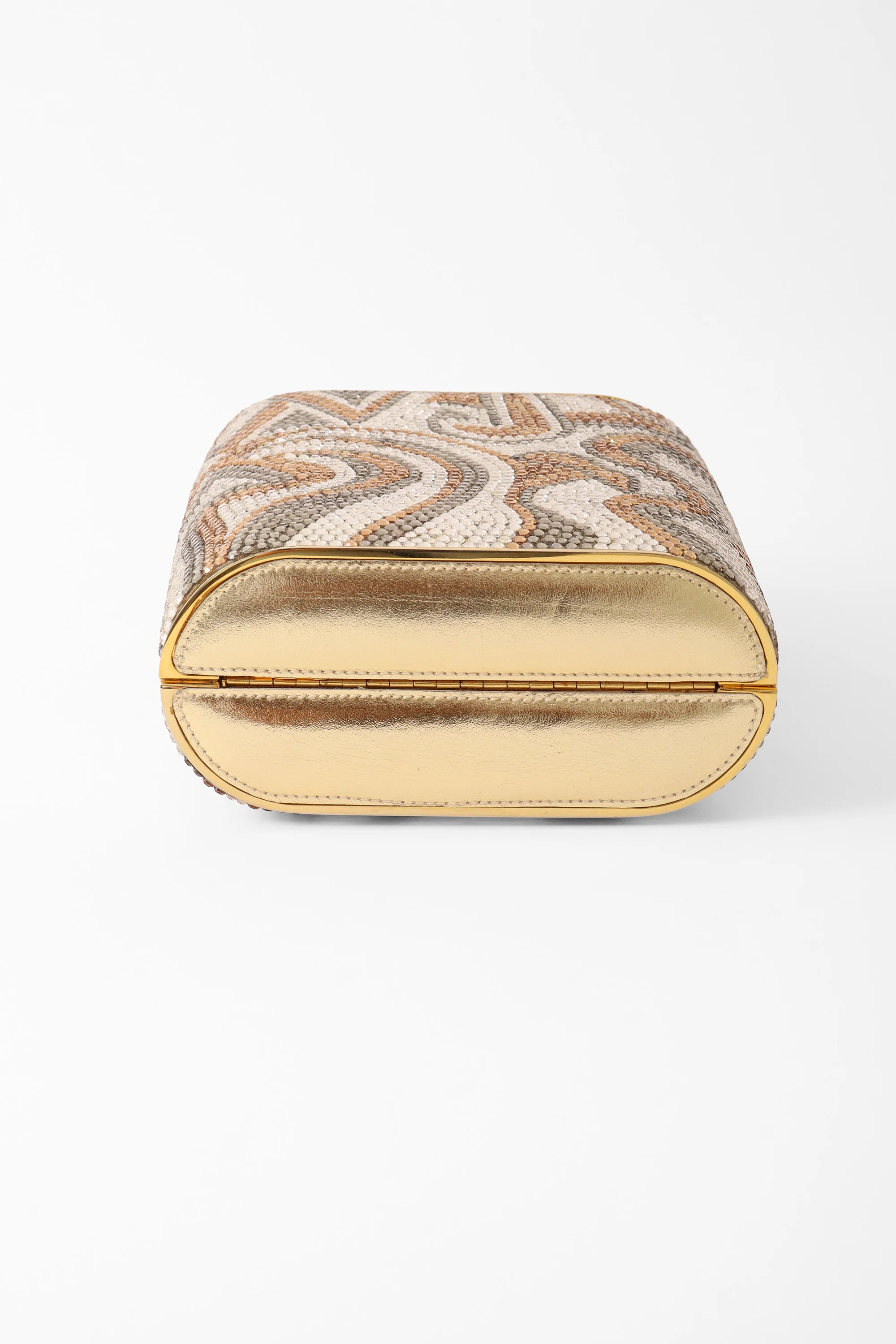 Crystal Swirl Minaudière Box Bag - Image 5