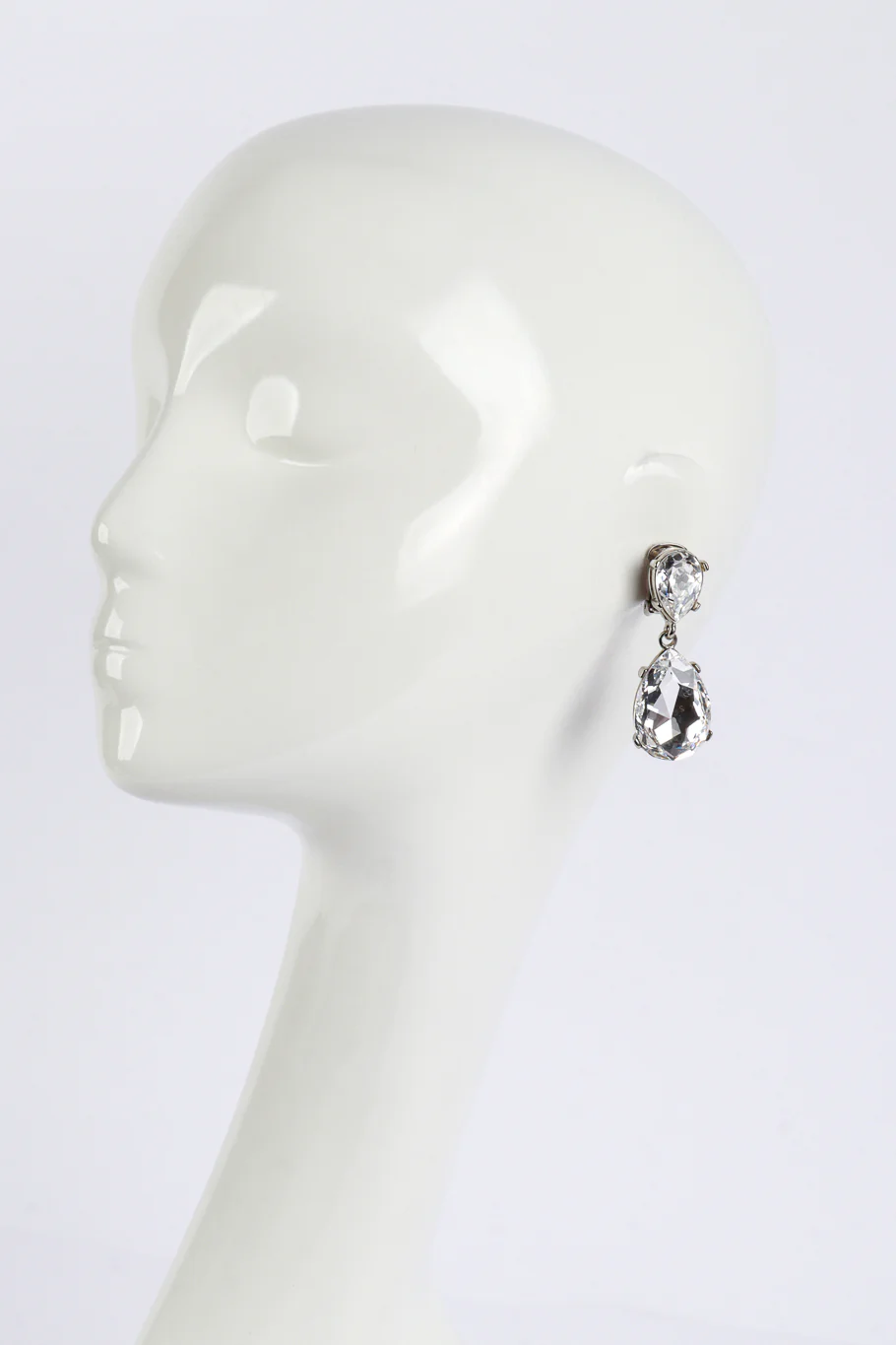 Crystal Teardrop Earrings - Image 2